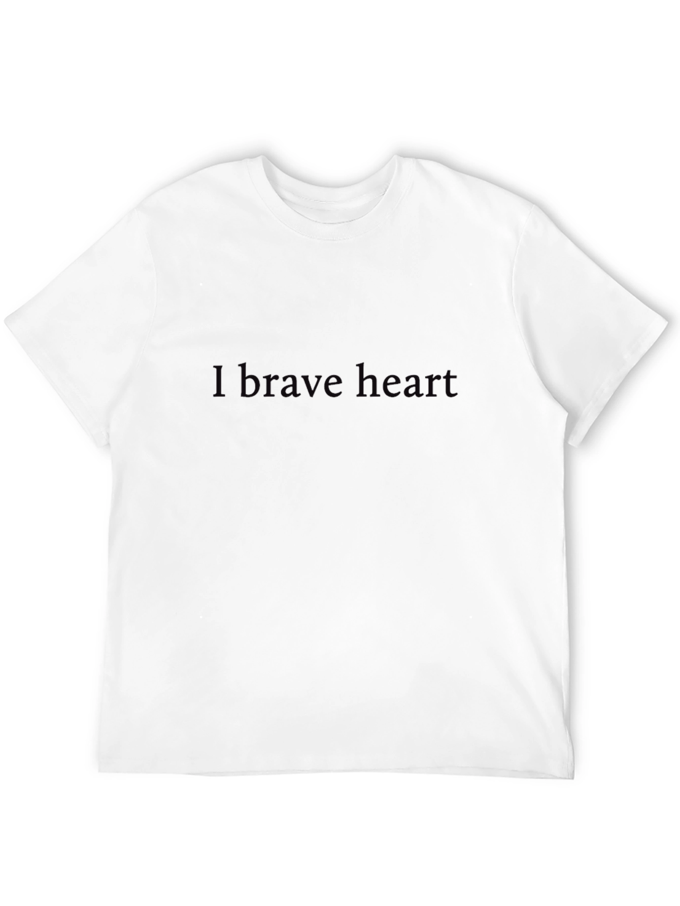 I Brave Heart Black T-Shirt