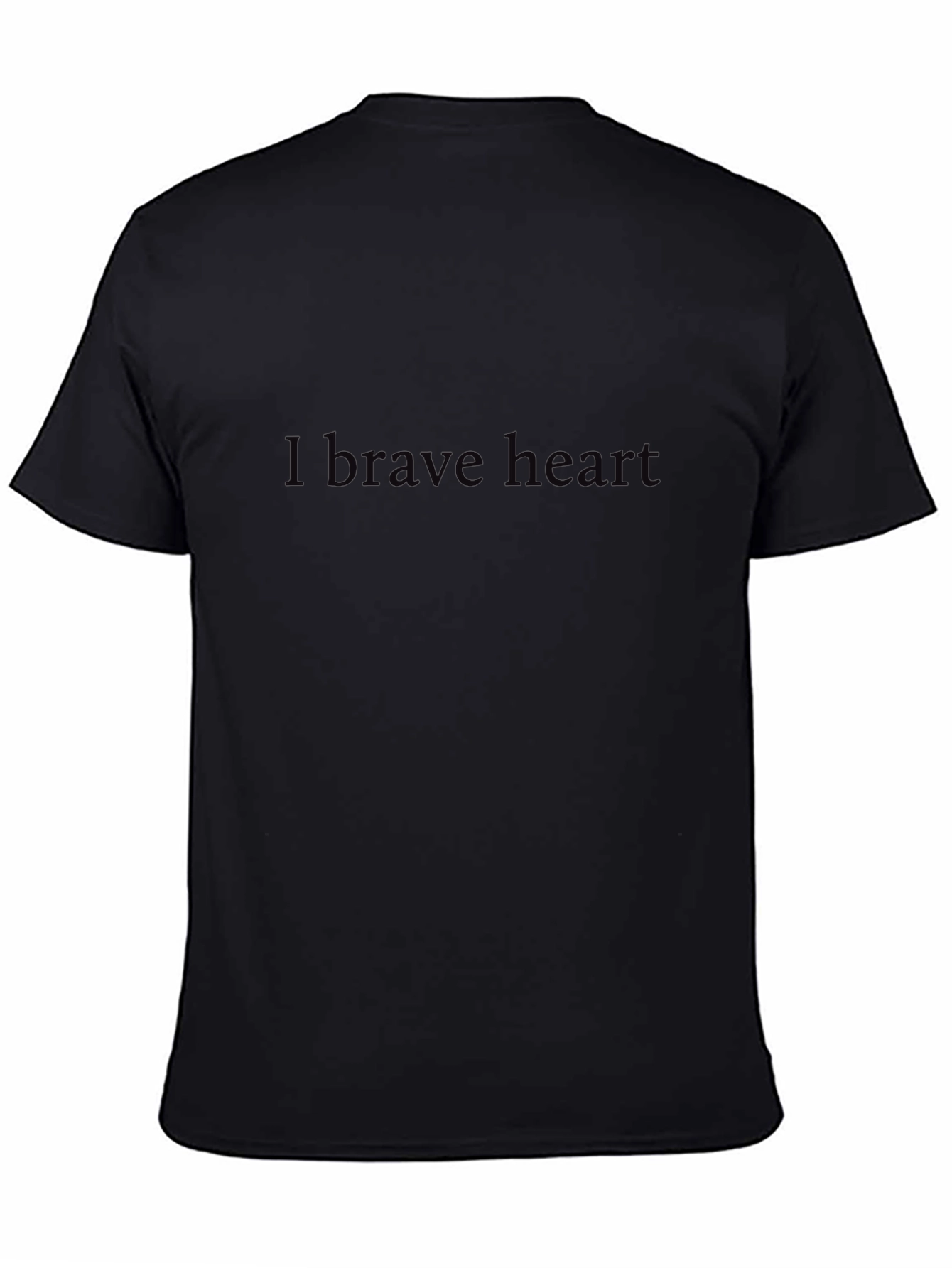 I Brave Heart Black T-Shirt