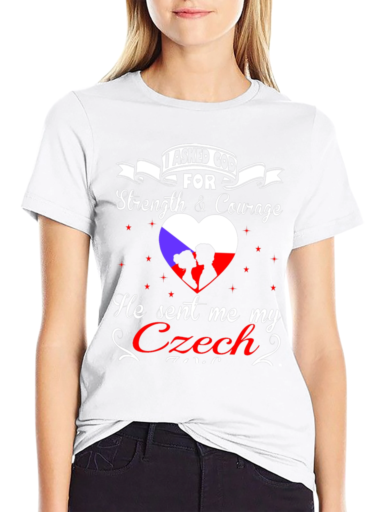 Czech Pride T-Shirt: Strength & Courage