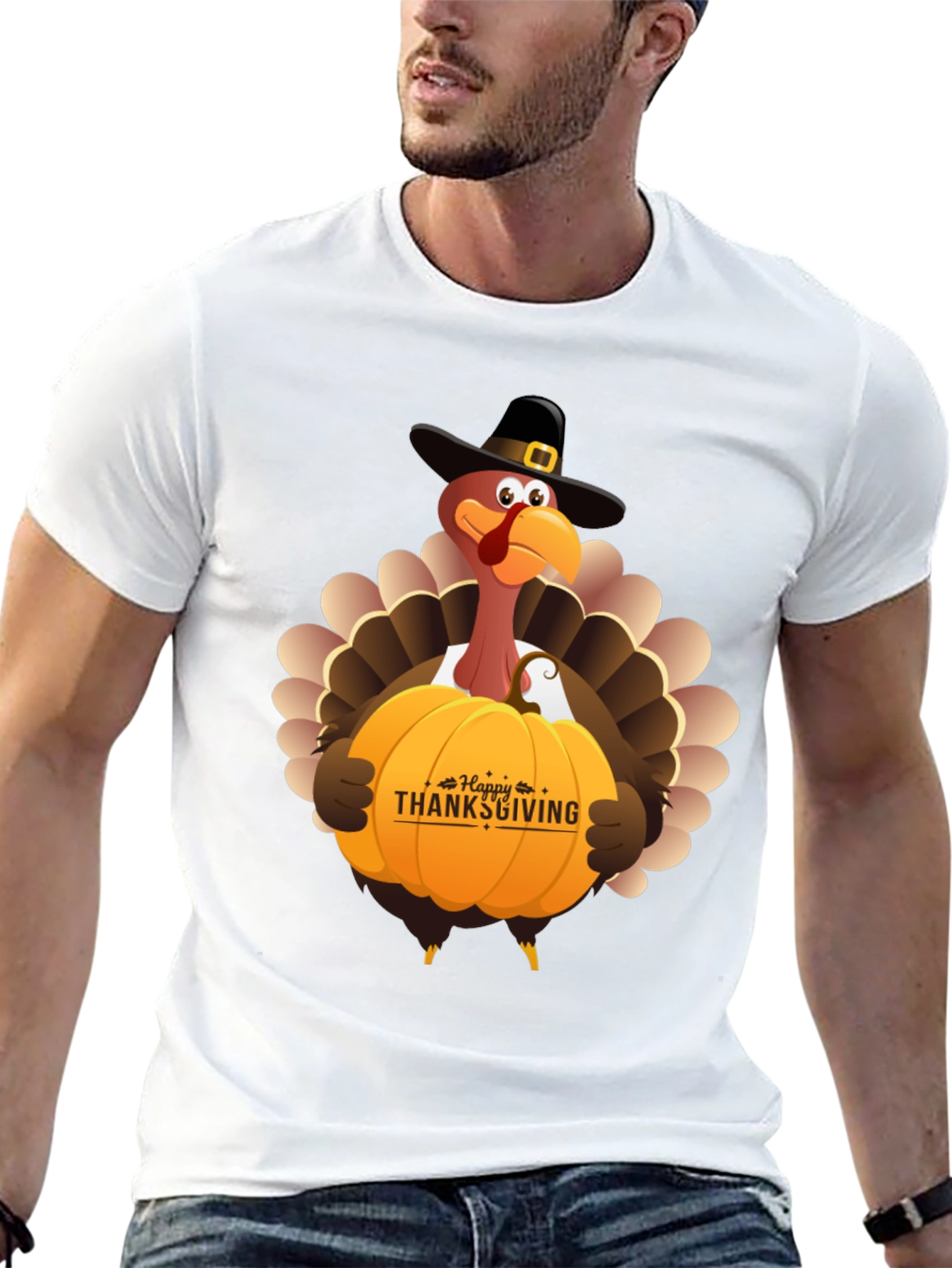 Thanksgiving Turkey Pumpkin T-Shirt