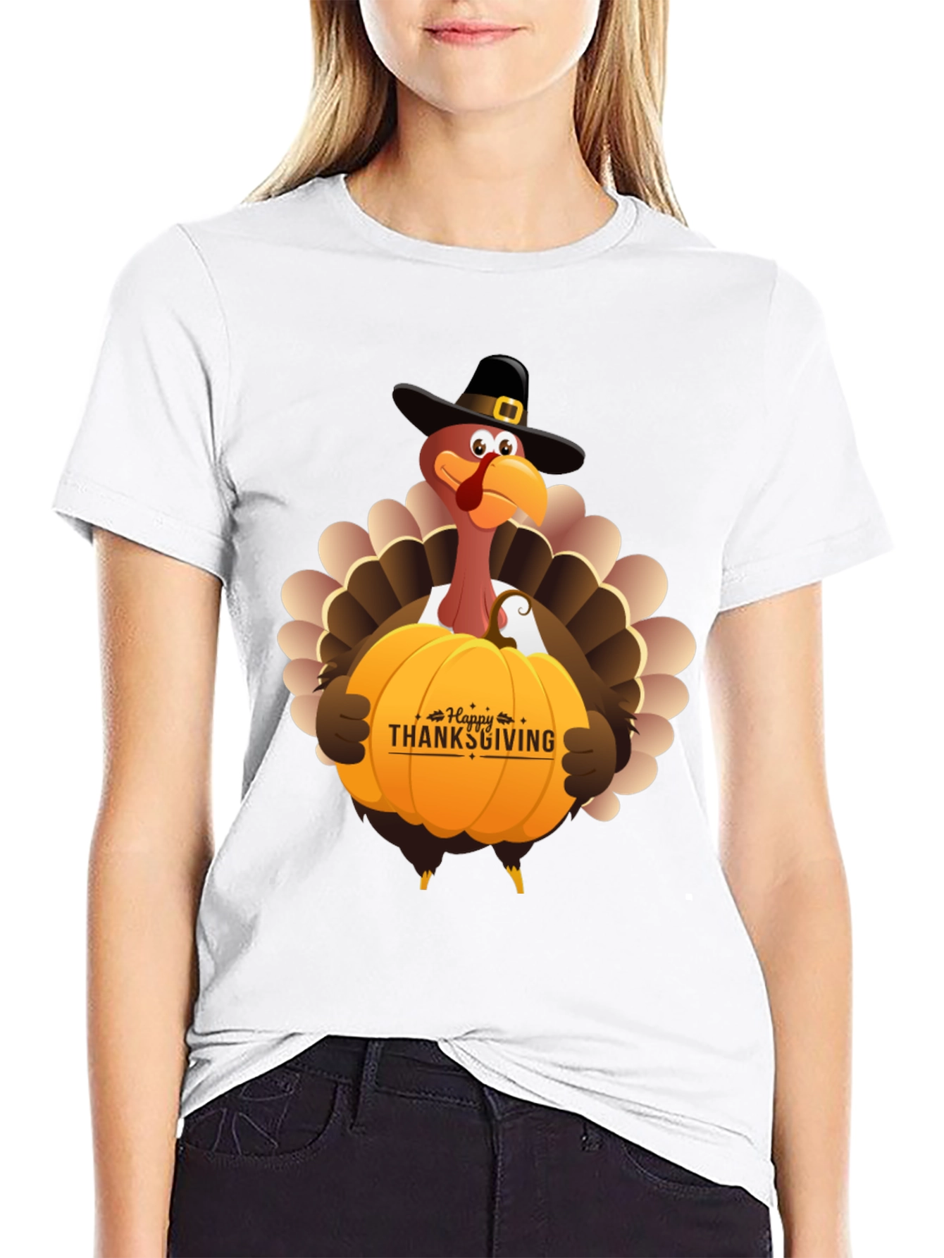 Thanksgiving Turkey Pumpkin T-Shirt