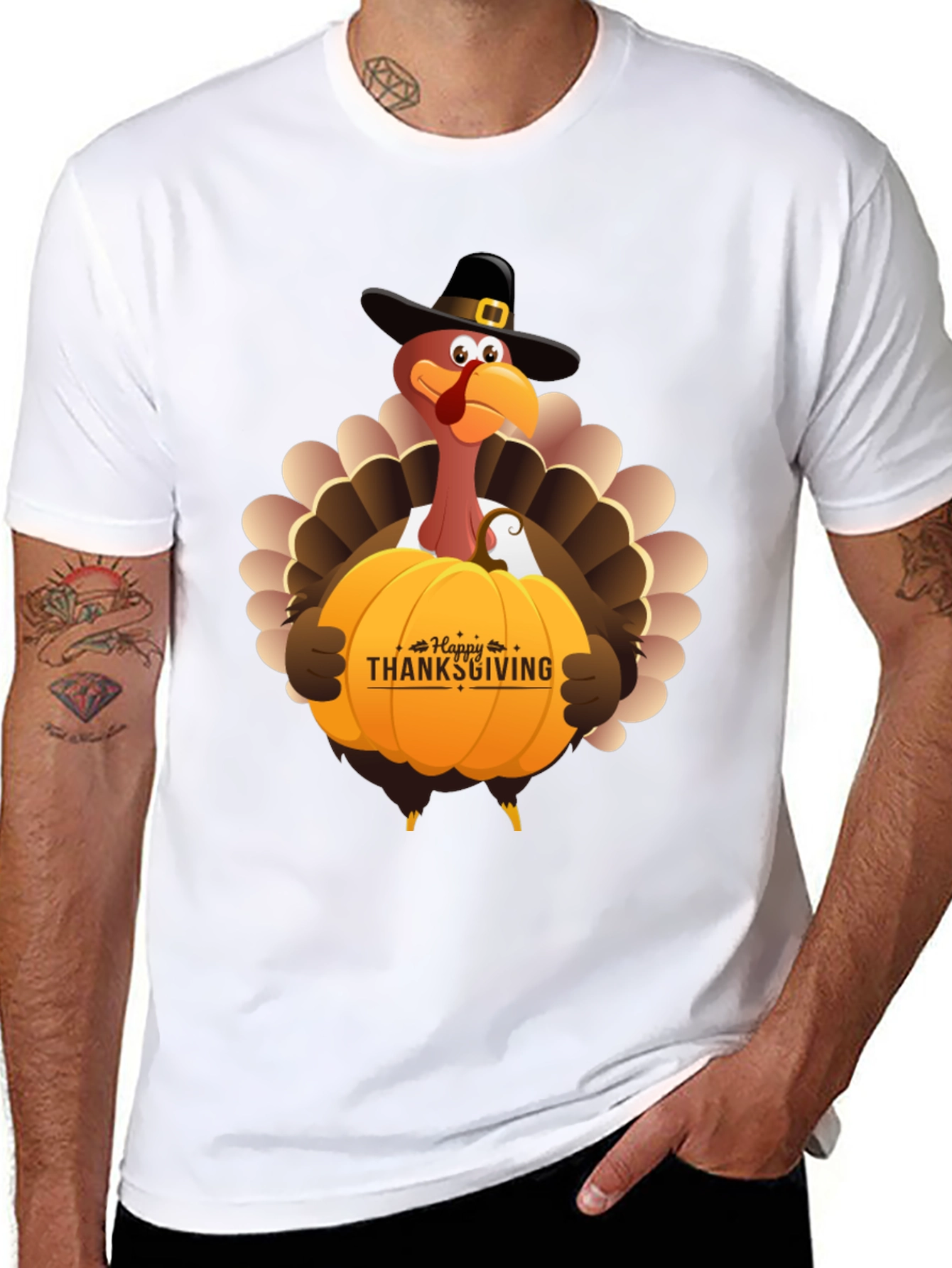 Thanksgiving Turkey Pumpkin T-Shirt