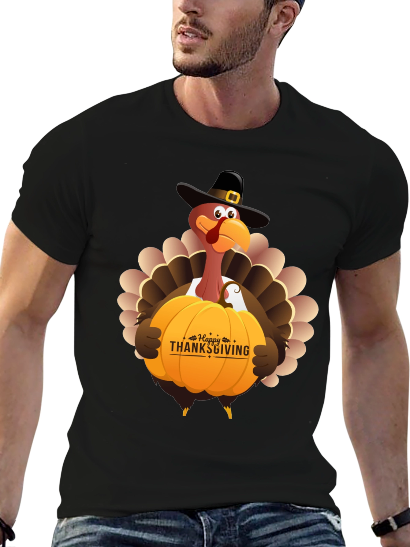 Thanksgiving Turkey Pumpkin T-Shirt