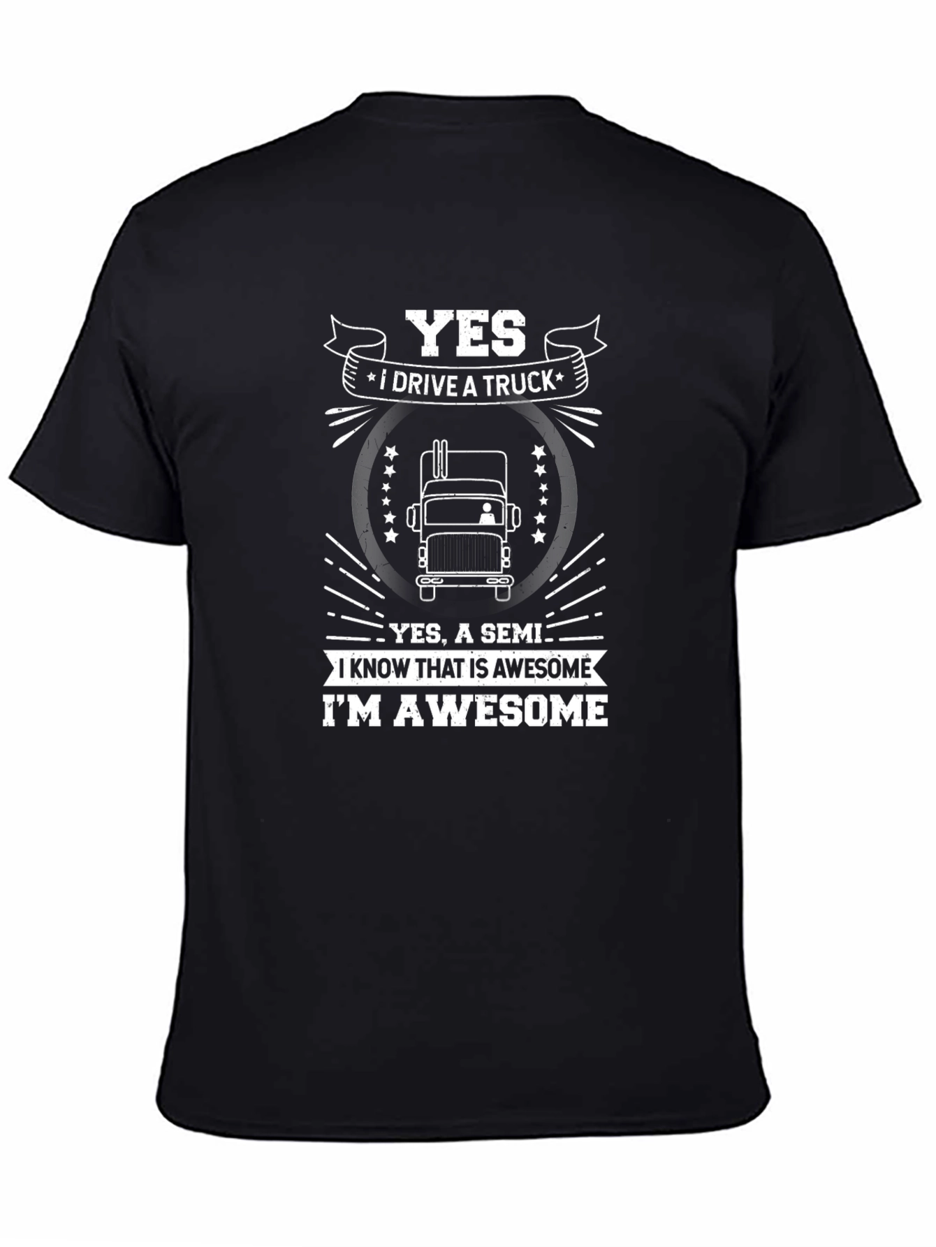 Truck Driver Awesome Graphic T-Shirt