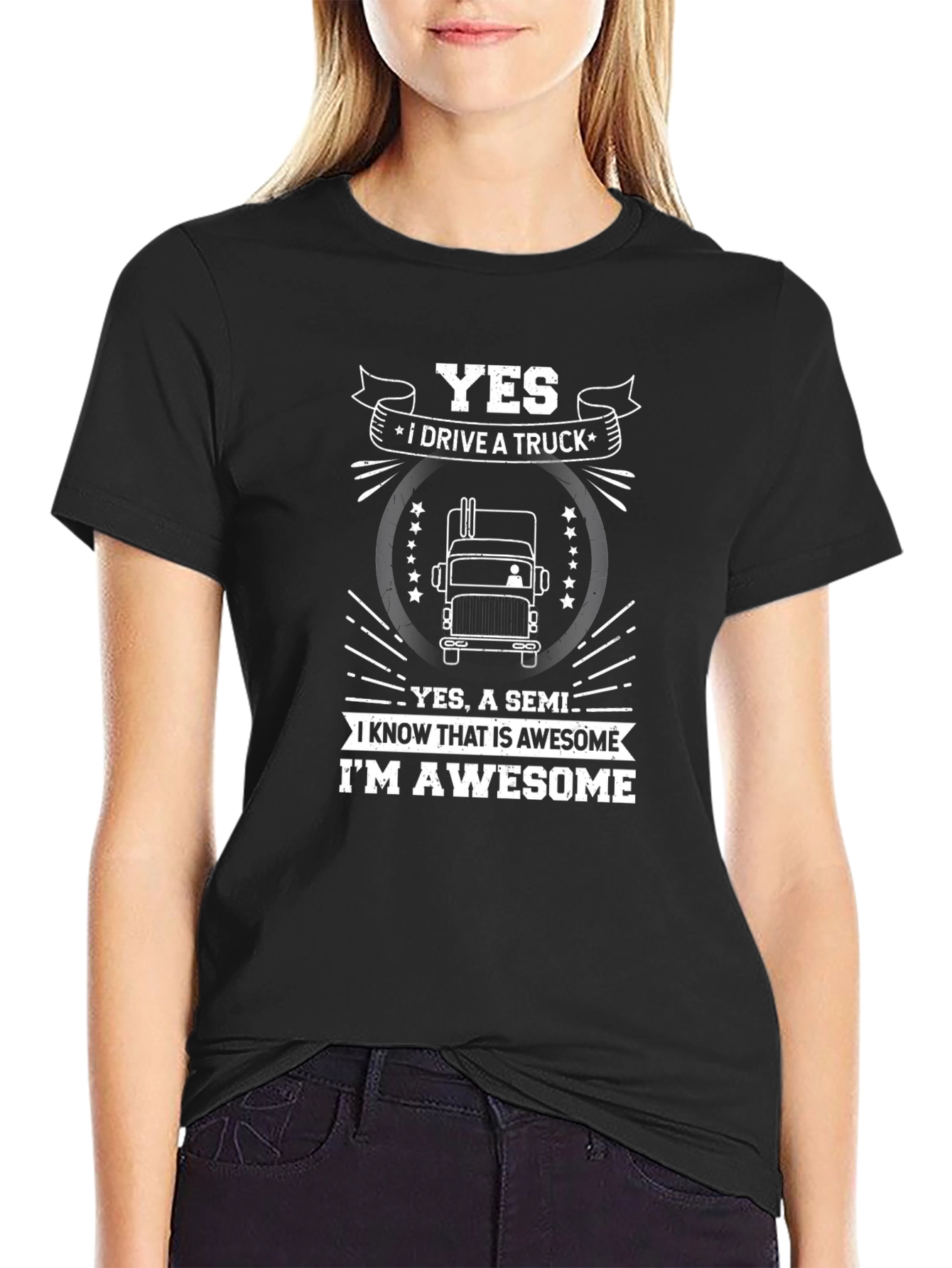 Truck Driver Awesome Graphic T-Shirt