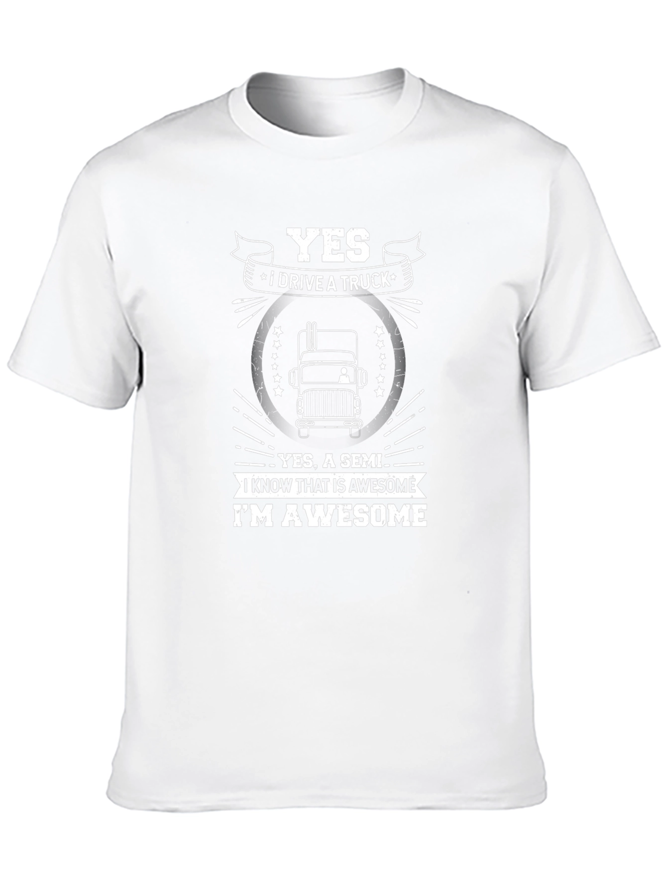 Truck Driver Awesome Graphic T-Shirt