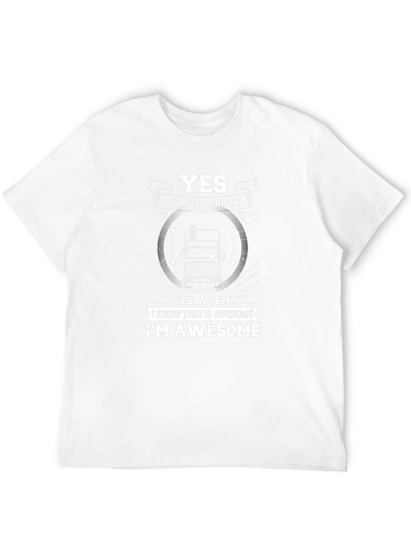 Truck Driver Awesome Graphic T-Shirt