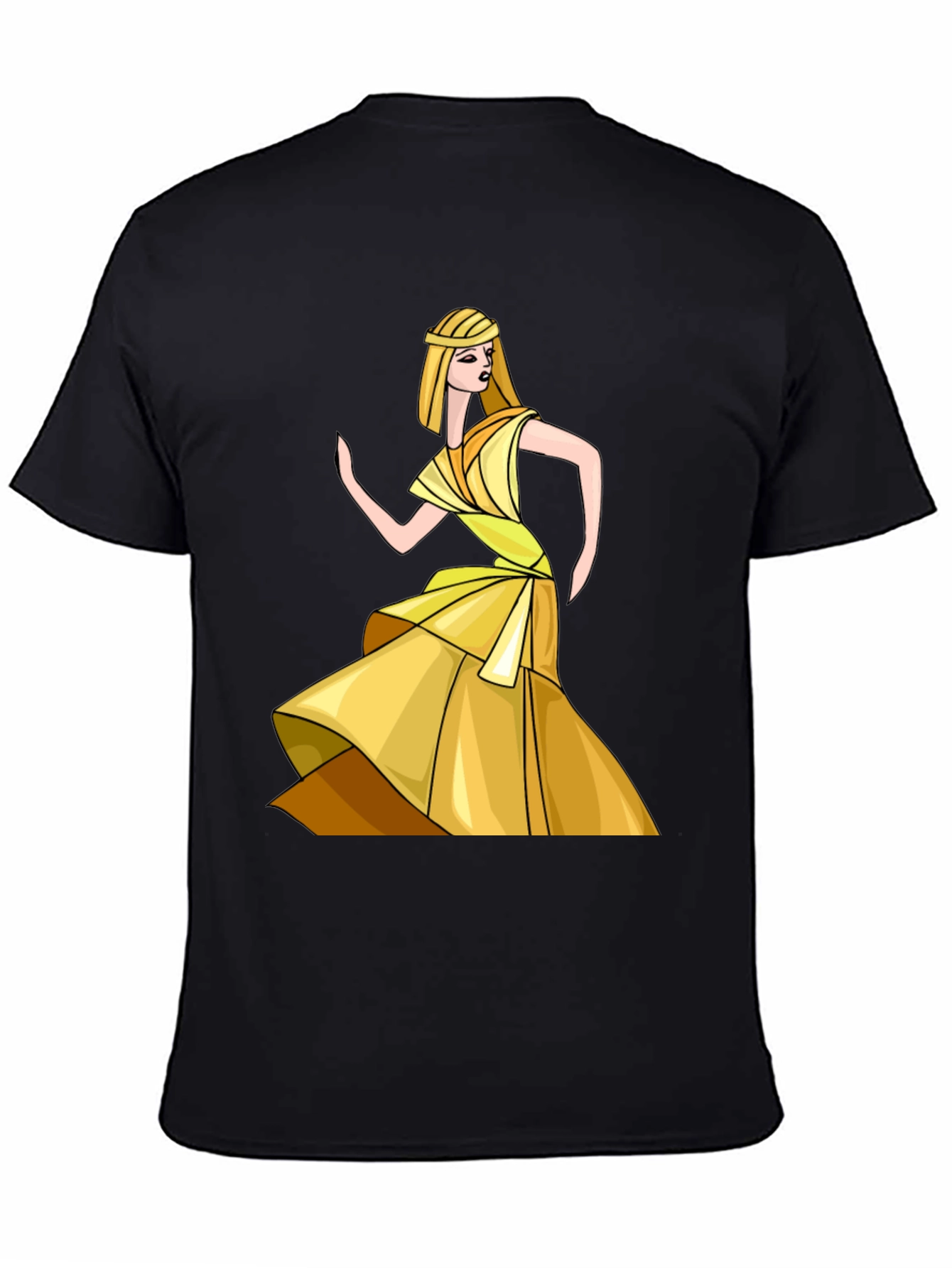 Egyptian Queen Graphic Tee - Stylish Black T-Shirt