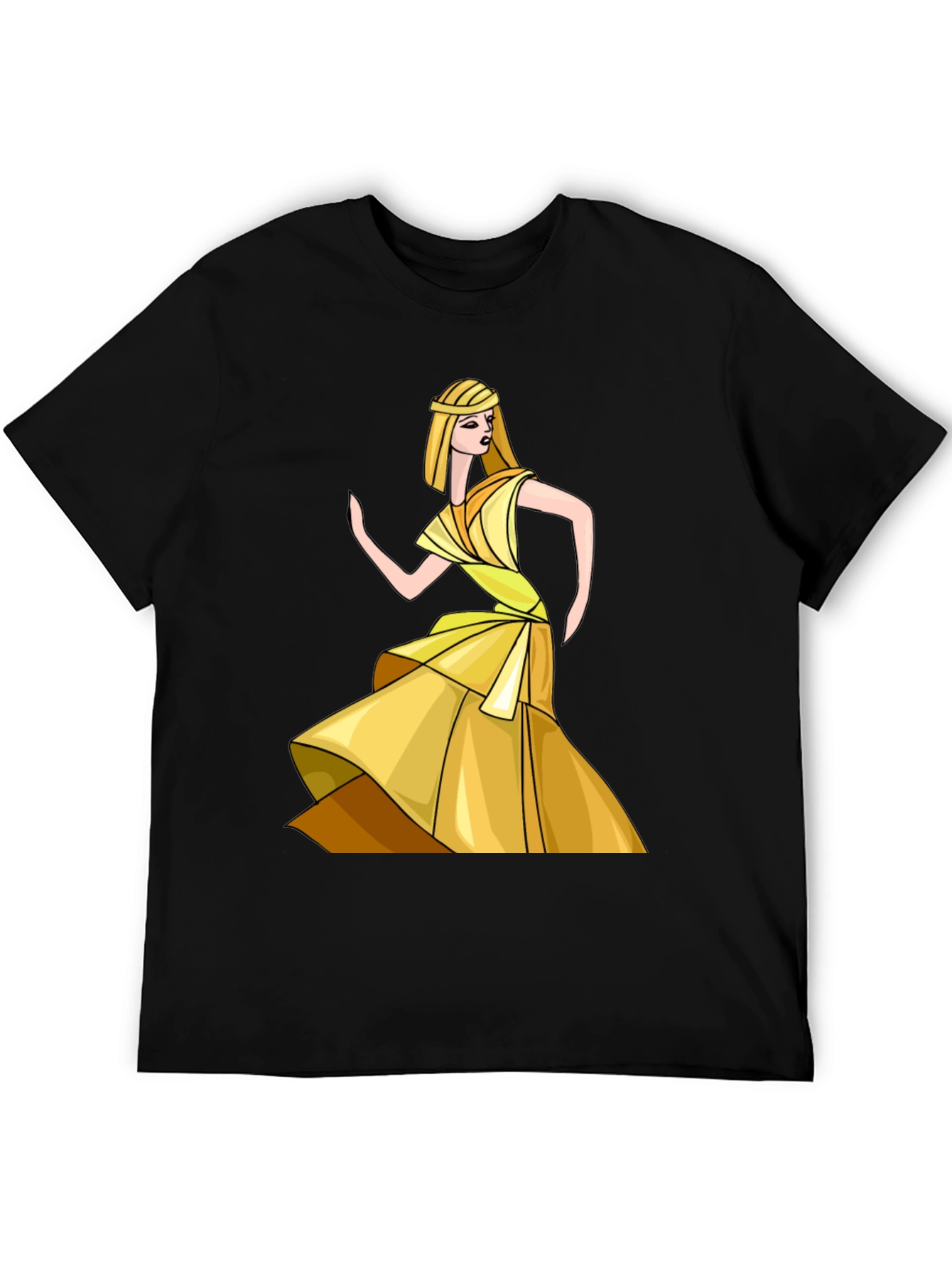 Egyptian Queen Graphic Tee - Stylish Black T-Shirt