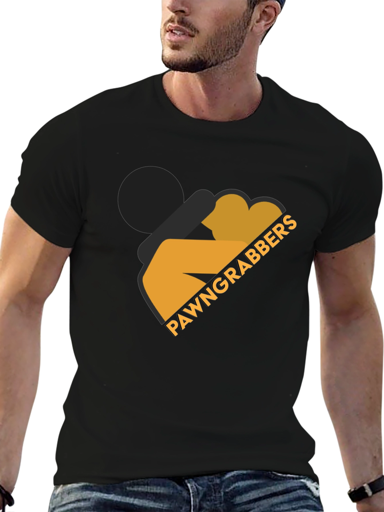 Pawn Grabbers T-Shirt - Black Graphic Tee