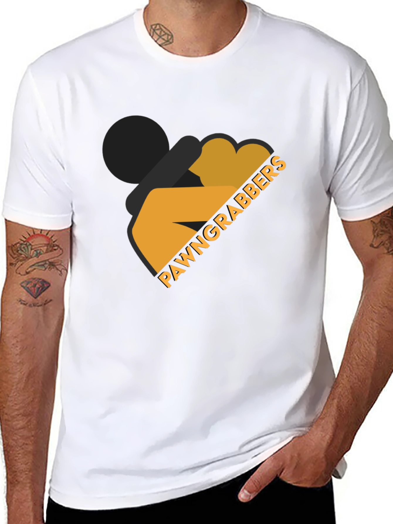 Pawn Grabbers T-Shirt - Black Graphic Tee