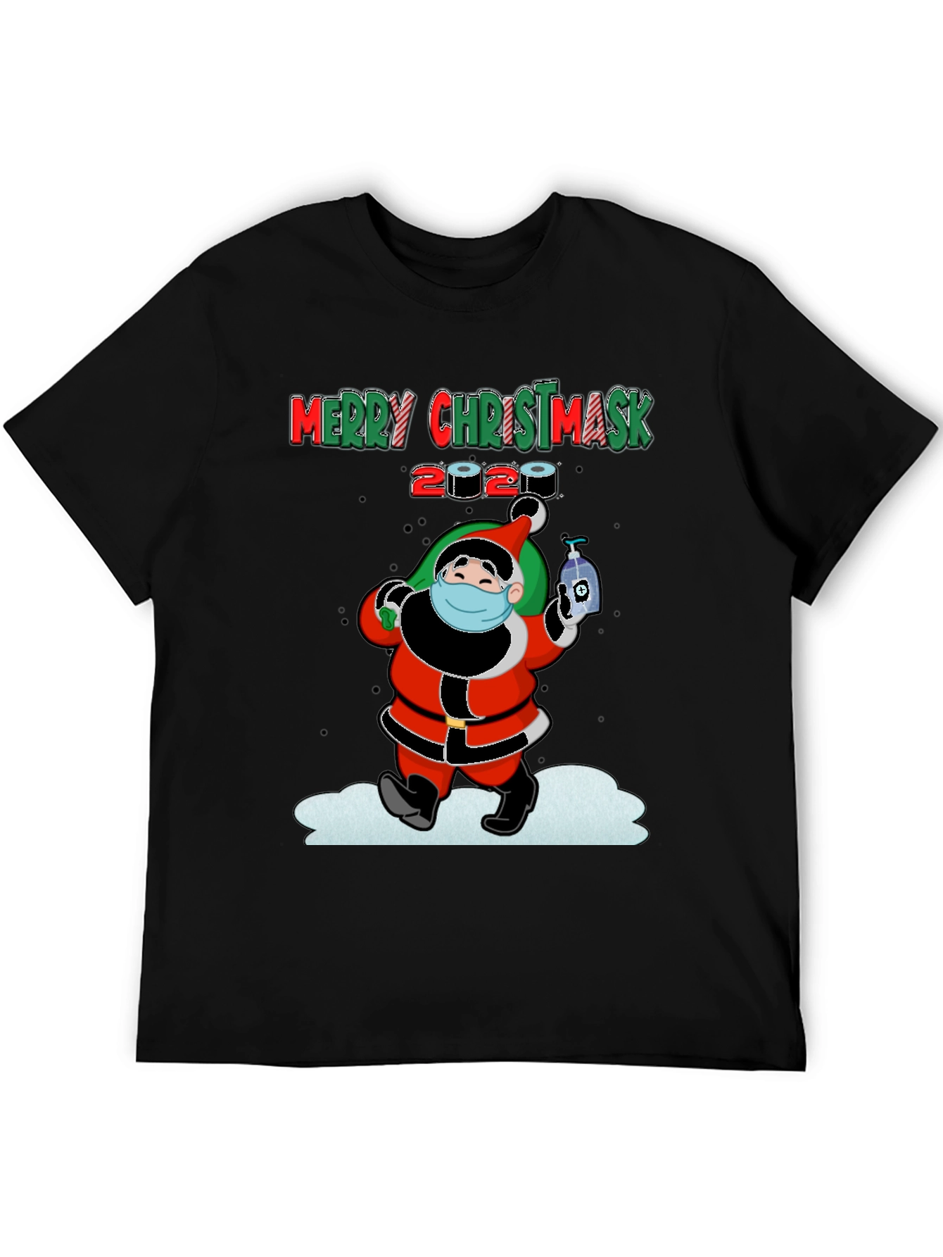 Merry Christmask 2020 Santa T-Shirt
