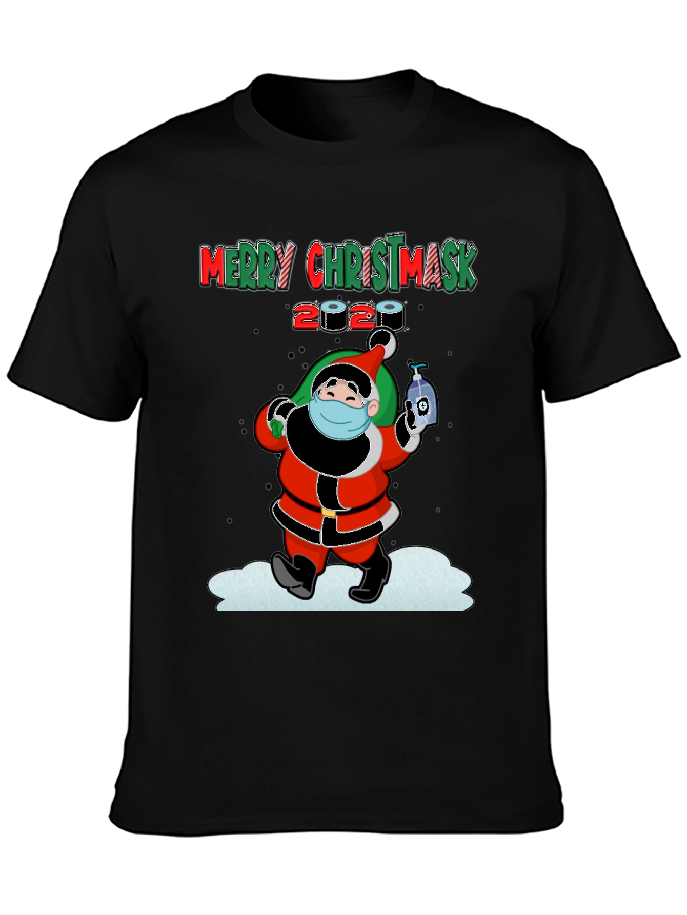 Merry Christmask 2020 Santa T-Shirt