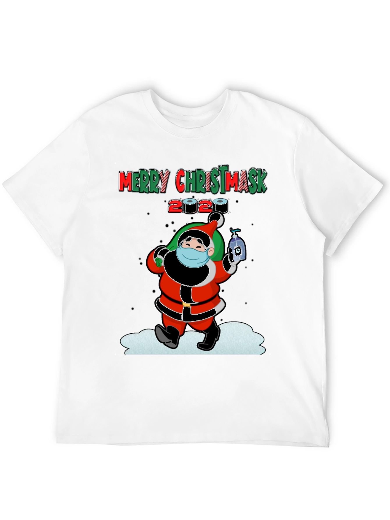 Merry Christmask 2020 Santa T-Shirt