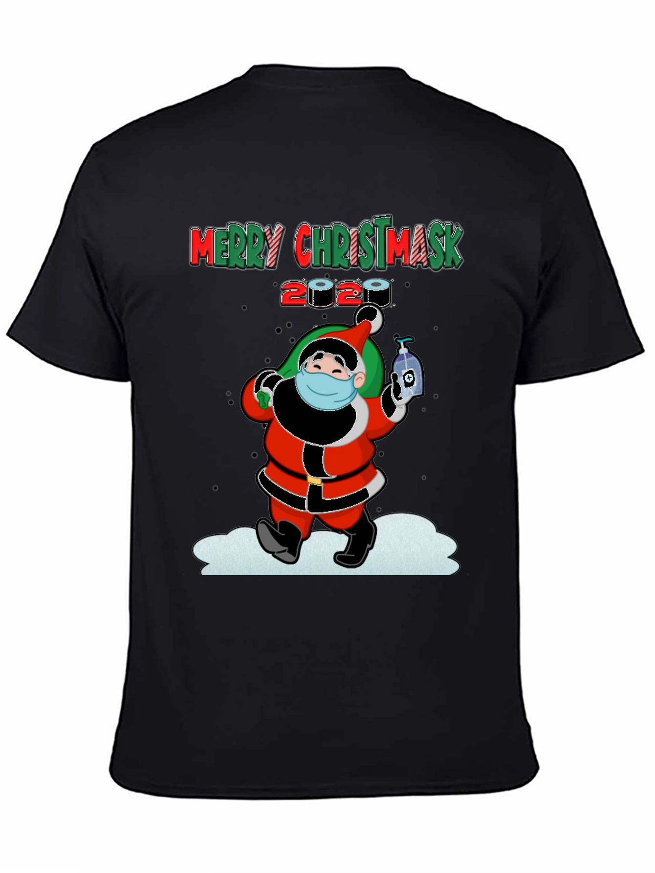 Merry Christmask 2020 Santa T-Shirt