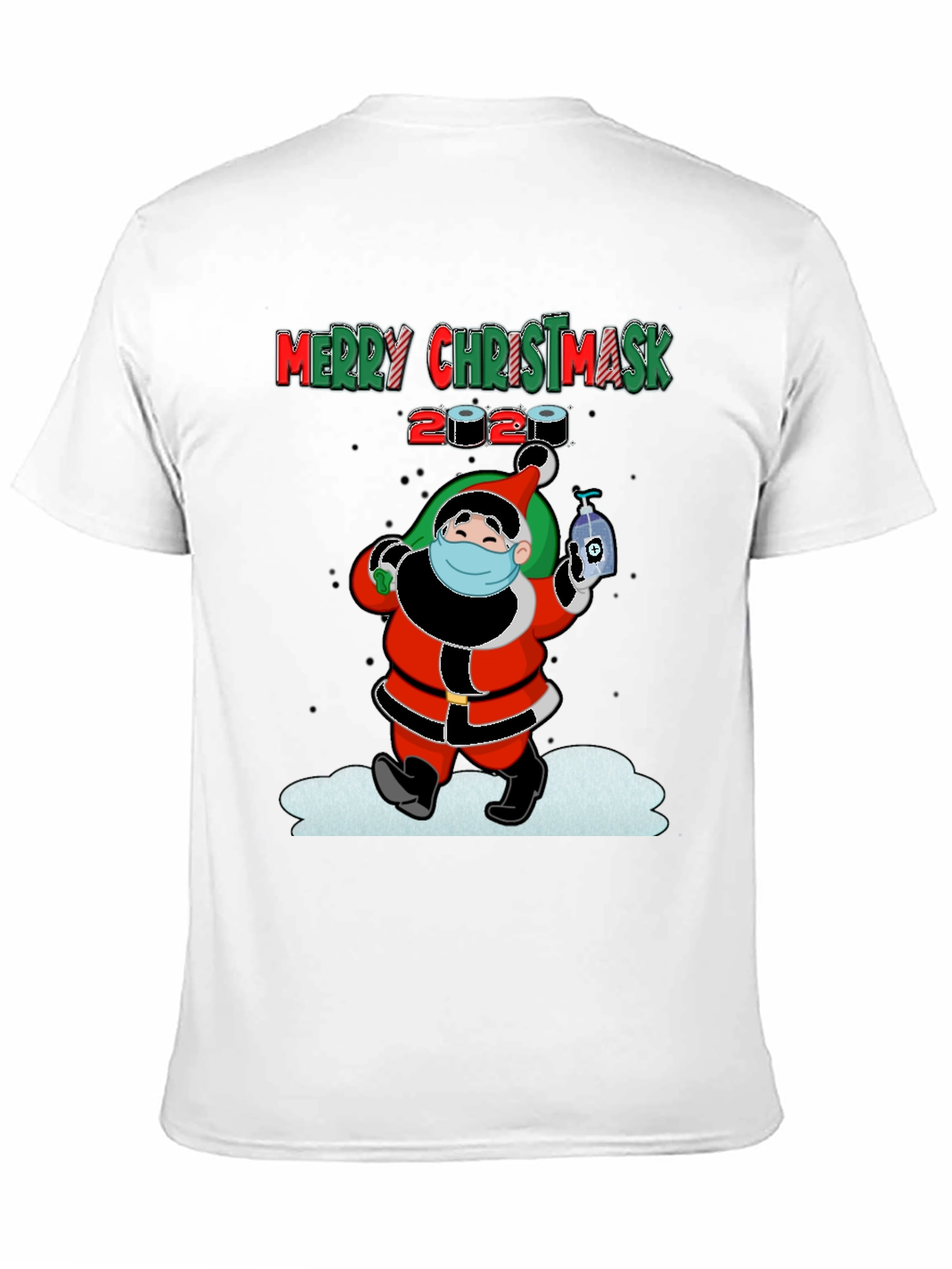 Merry Christmask 2020 Santa T-Shirt