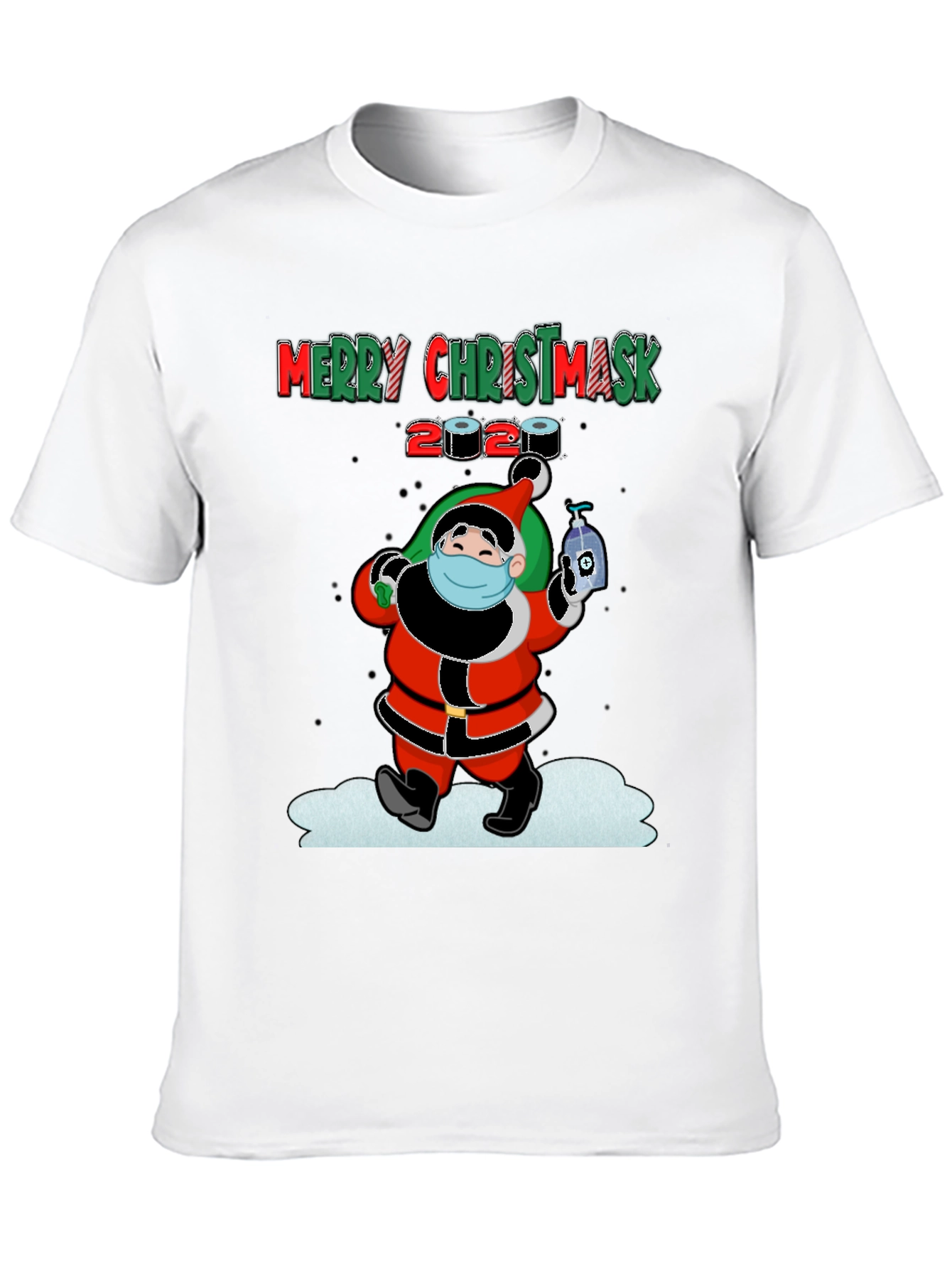 Merry Christmask 2020 Santa T-Shirt