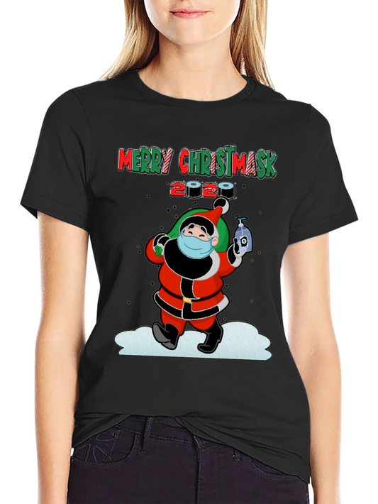 Merry Christmask 2020 Santa T-Shirt