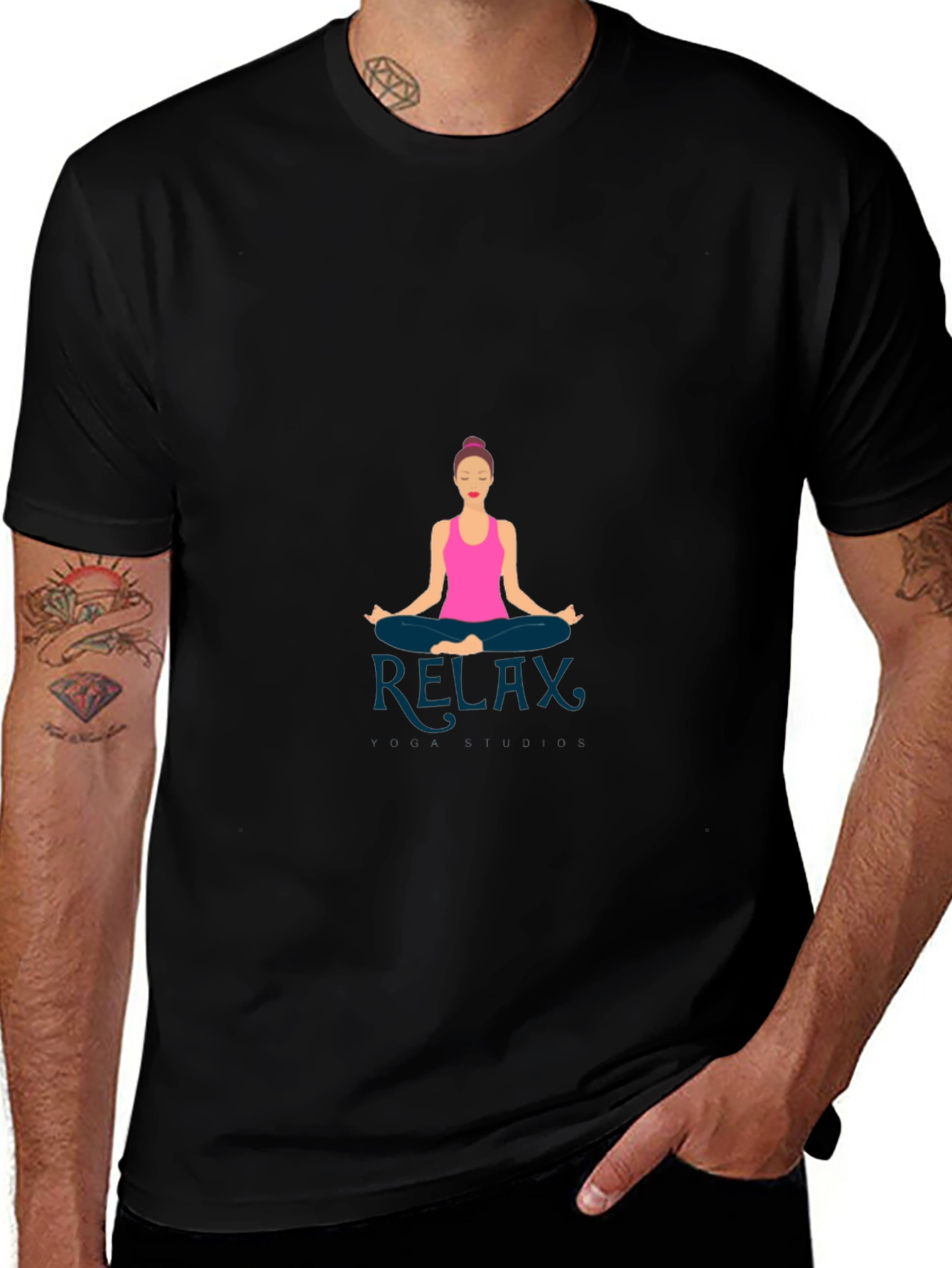 Relax Yoga Graphic T-Shirt