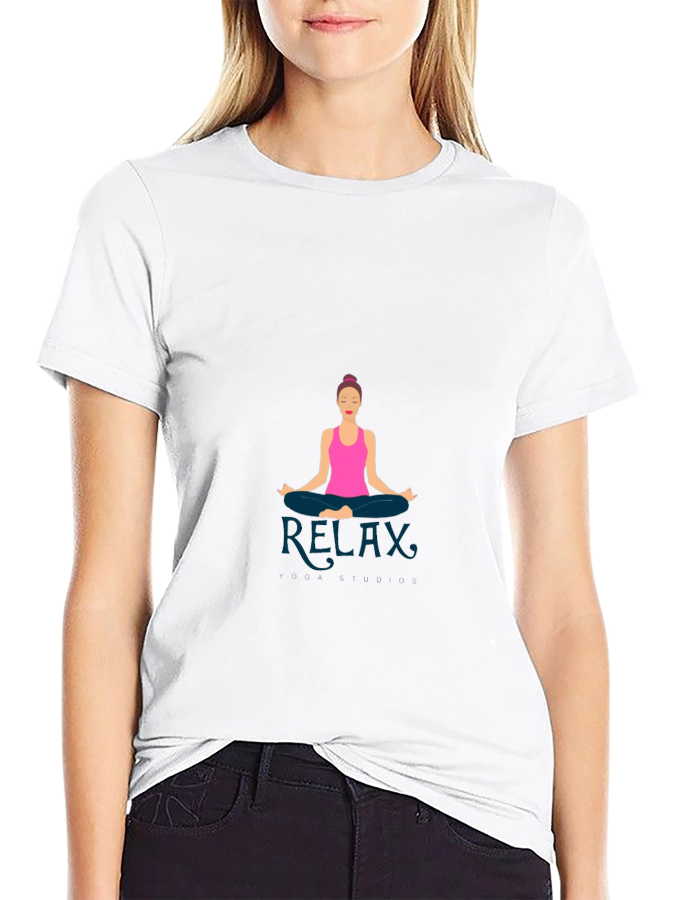 Relax Yoga Graphic T-Shirt