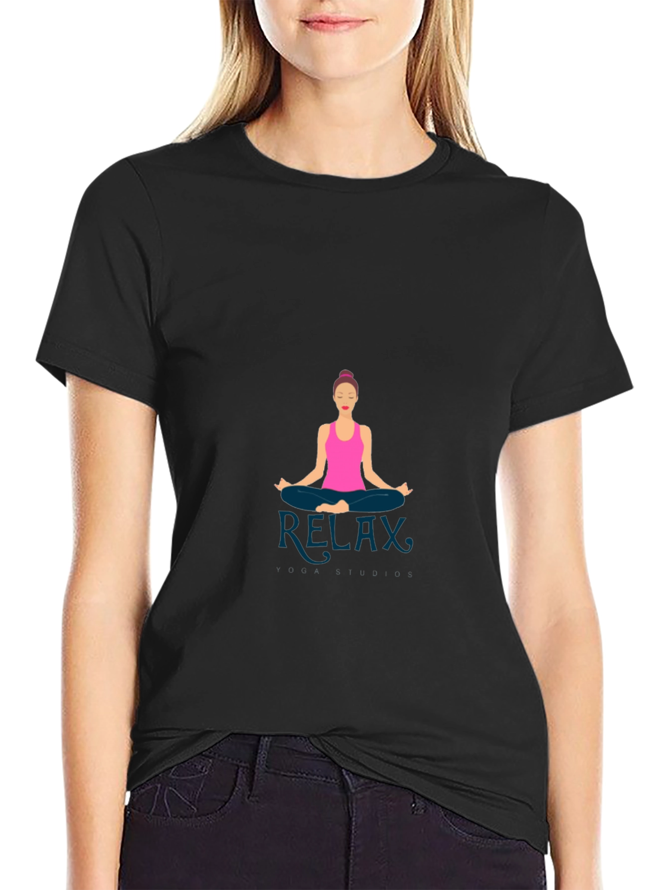 Relax Yoga Graphic T-Shirt