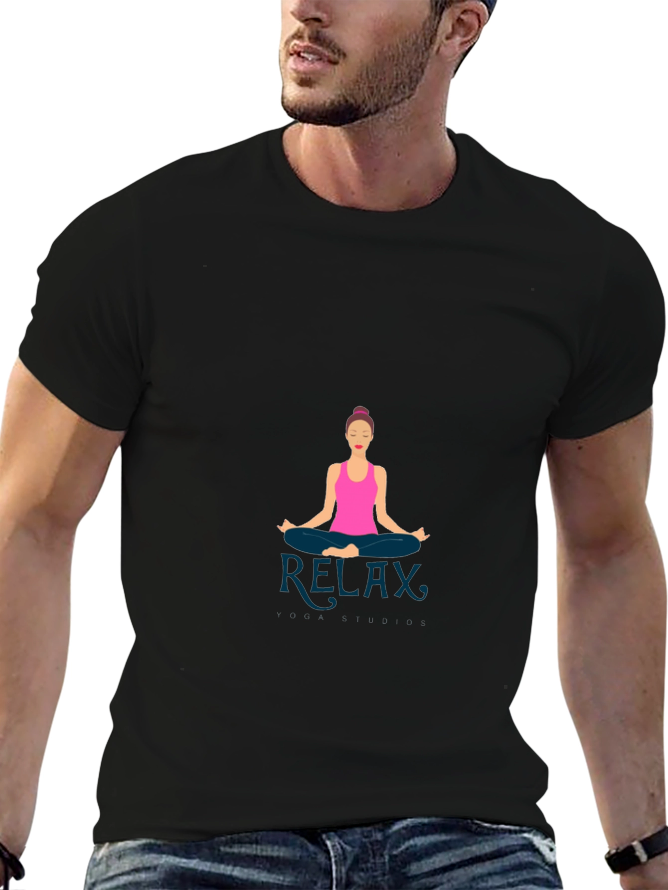 Relax Yoga Graphic T-Shirt