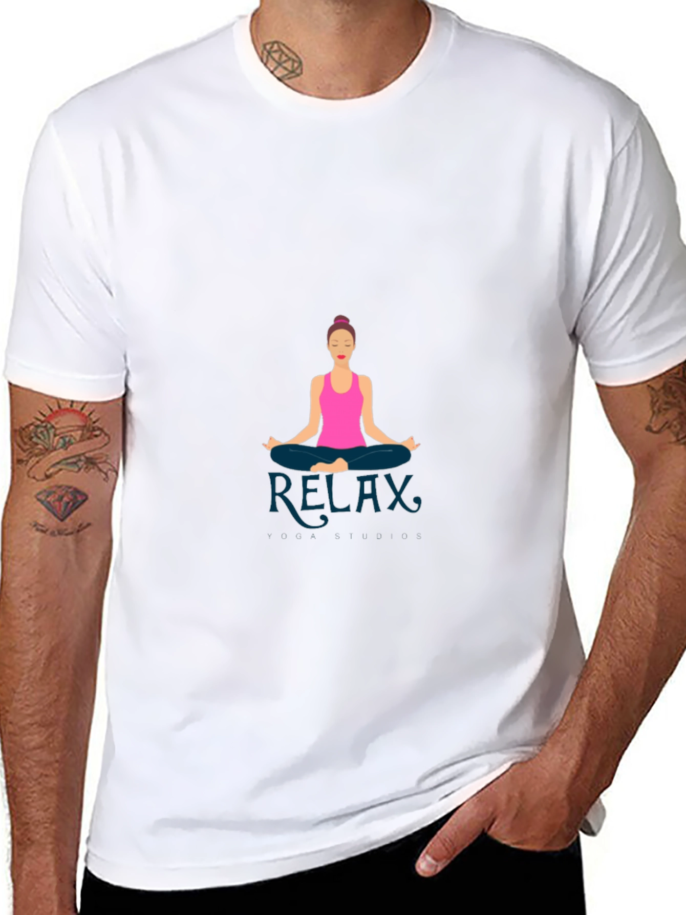 Relax Yoga Graphic T-Shirt