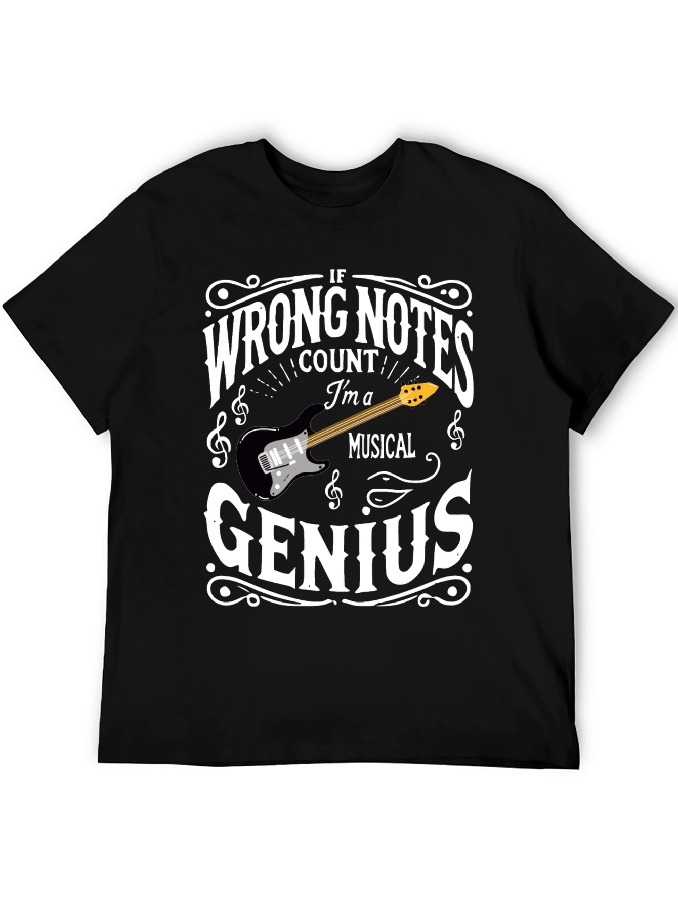 Musical Genius Graphic Tee - Funny Musician T-Shirt