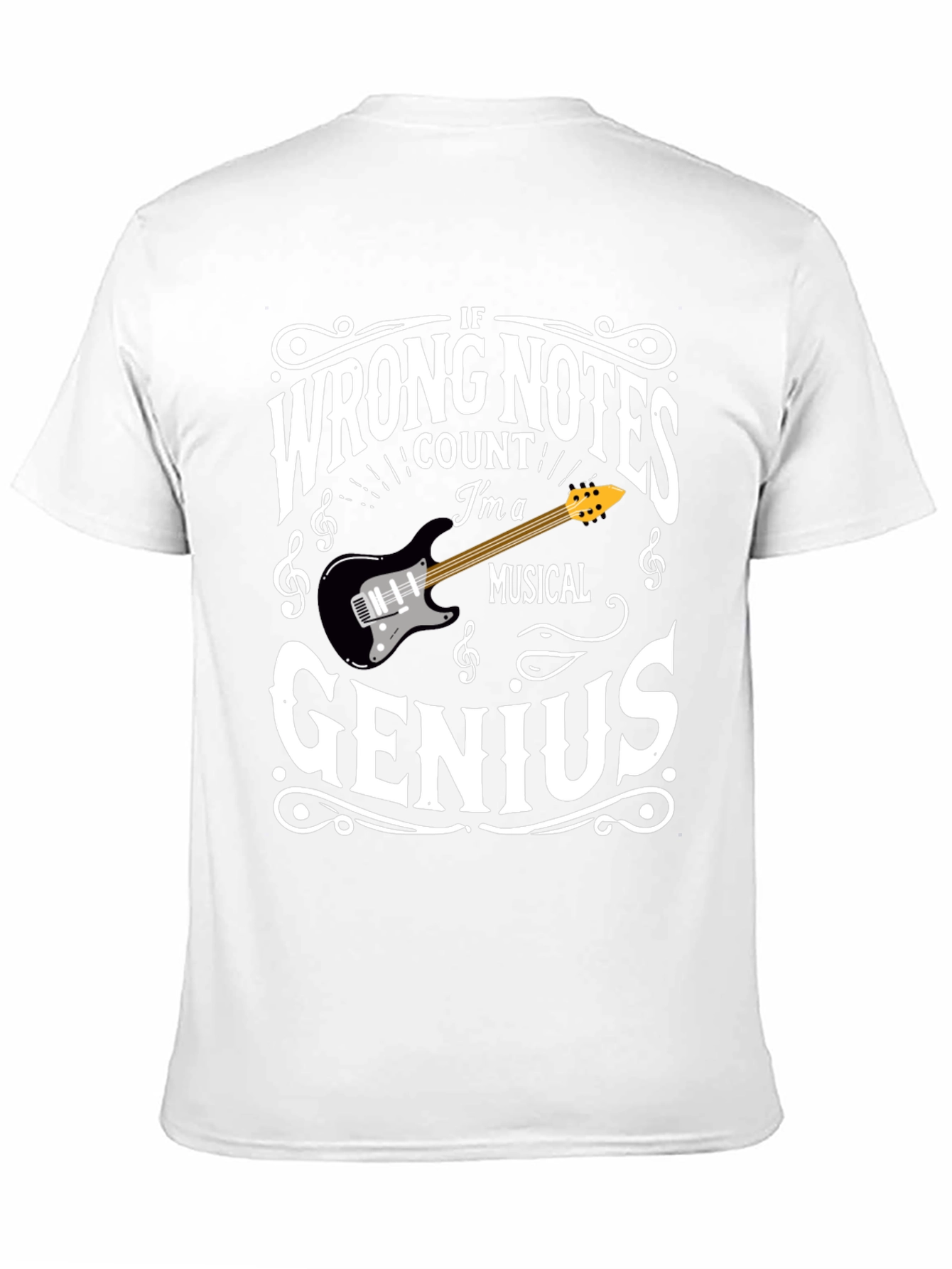 Musical Genius Graphic Tee - Funny Musician T-Shirt