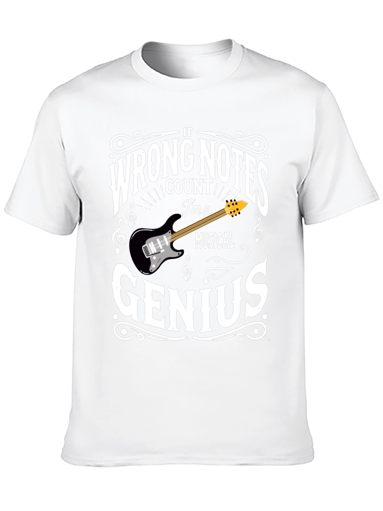 Musical Genius Graphic Tee - Funny Musician T-Shirt