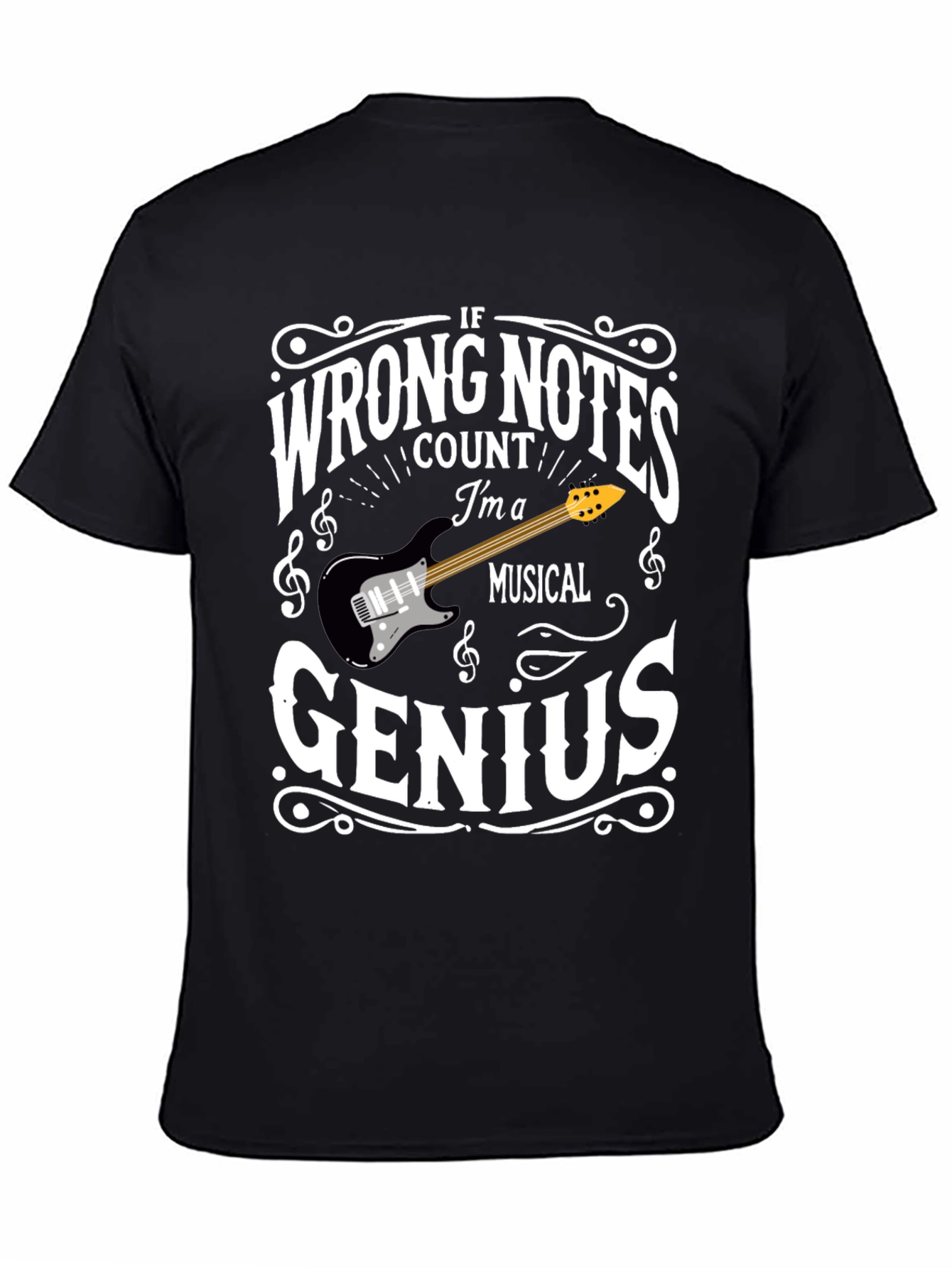 Musical Genius Graphic Tee - Funny Musician T-Shirt