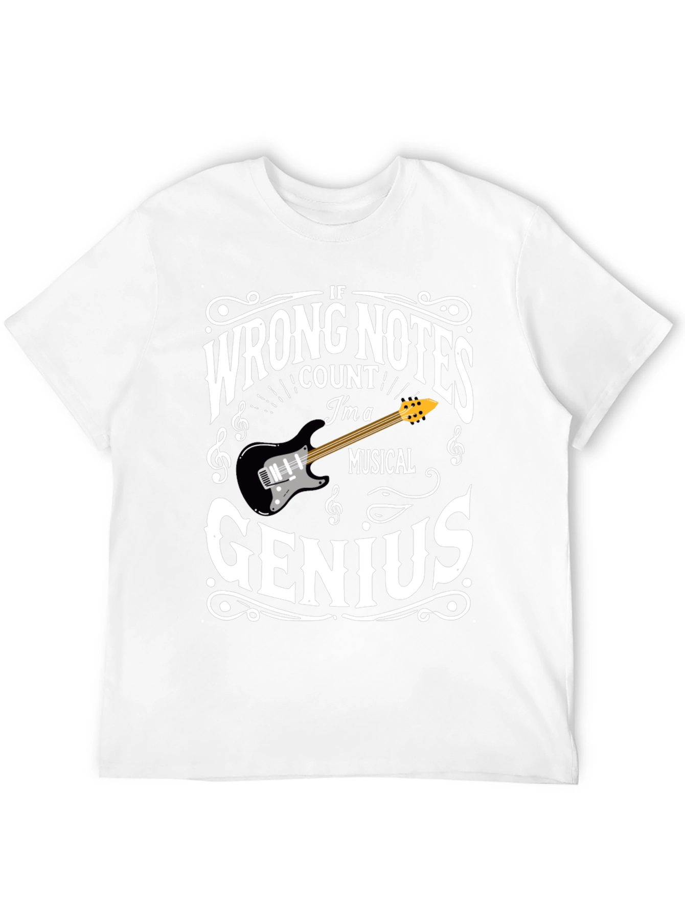Musical Genius Graphic Tee - Funny Musician T-Shirt