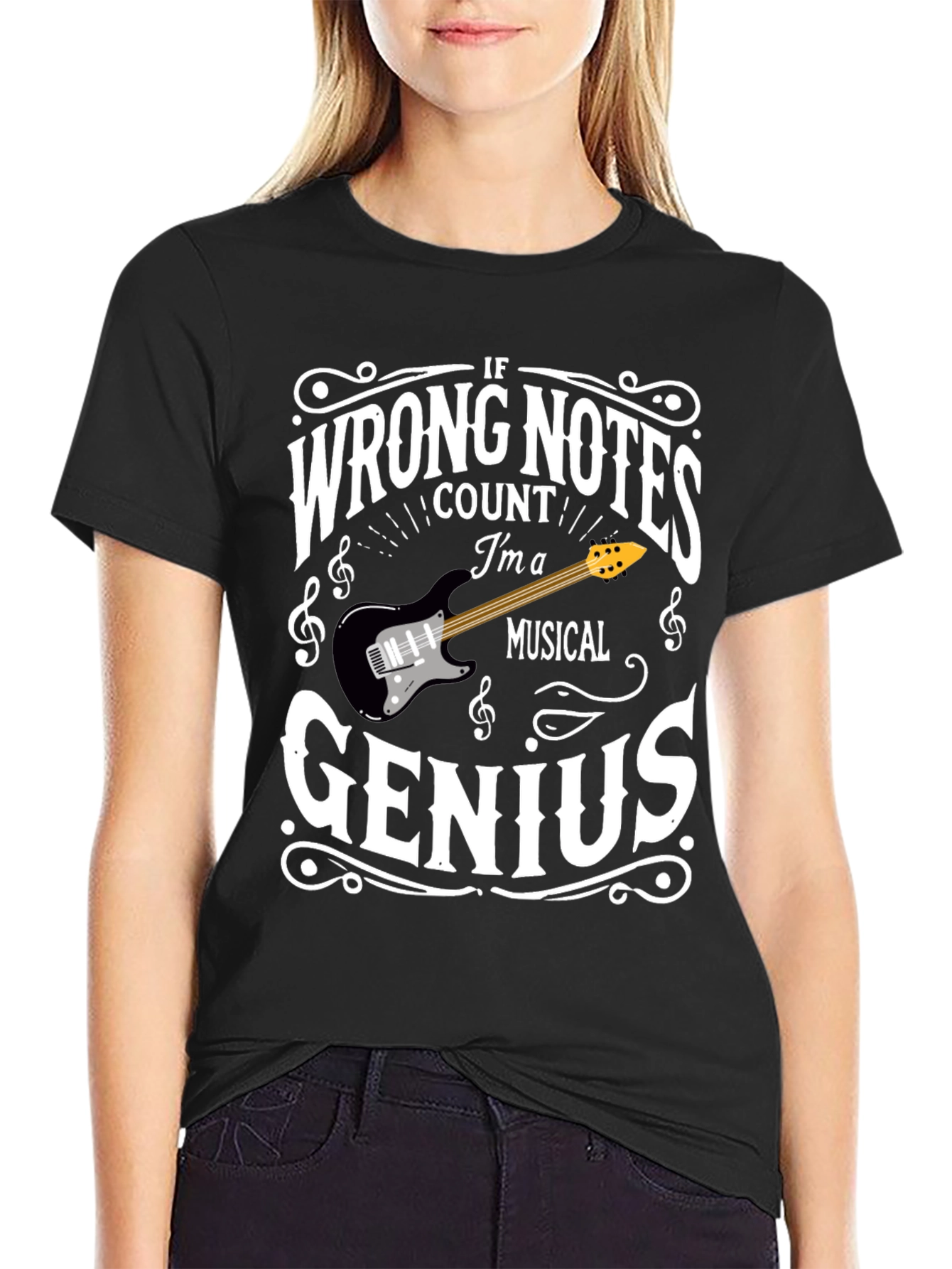 Musical Genius Graphic Tee - Funny Musician T-Shirt