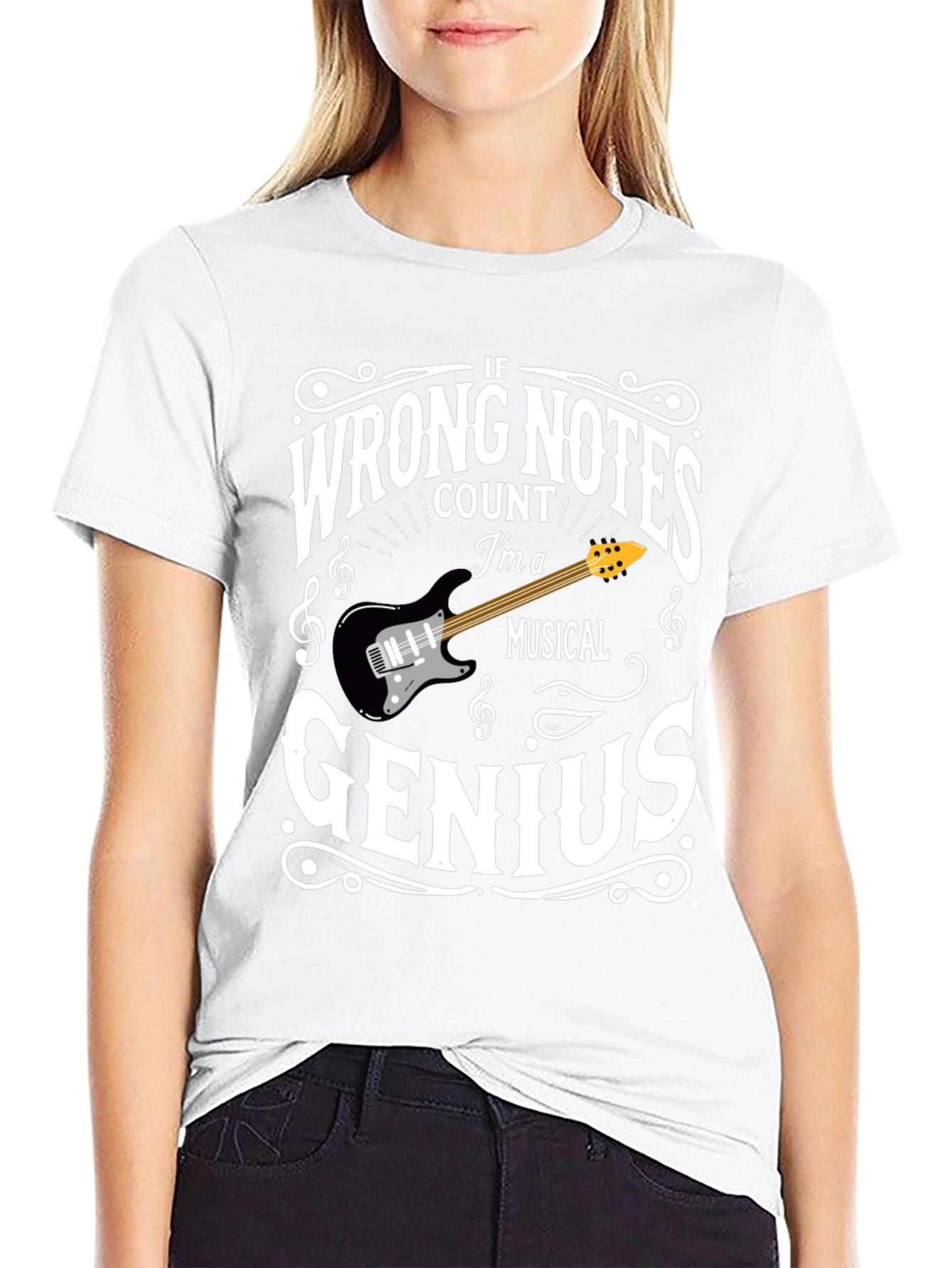 Musical Genius Graphic Tee - Funny Musician T-Shirt