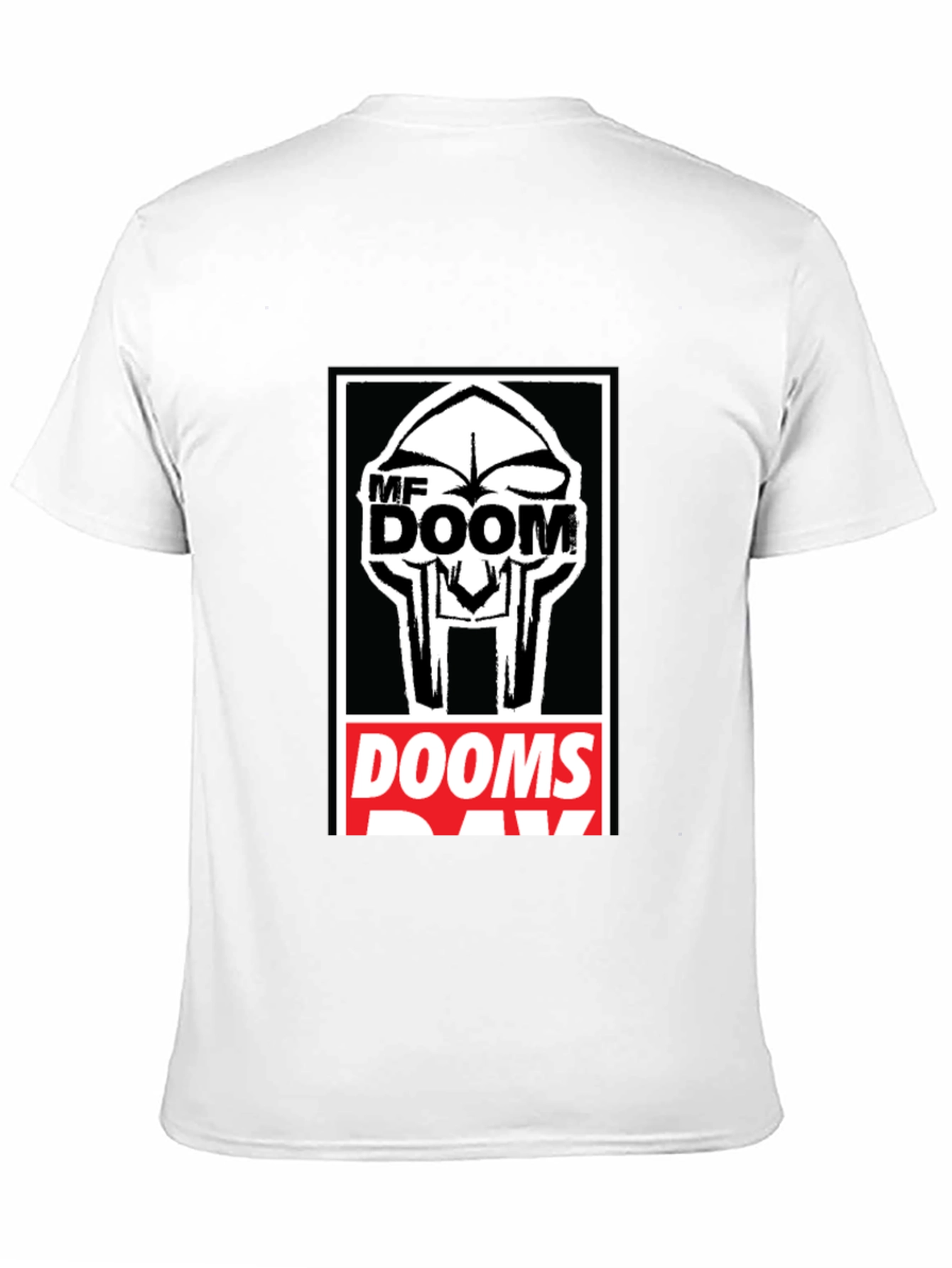 MF DOOM Graphic Print Black T-Shirt