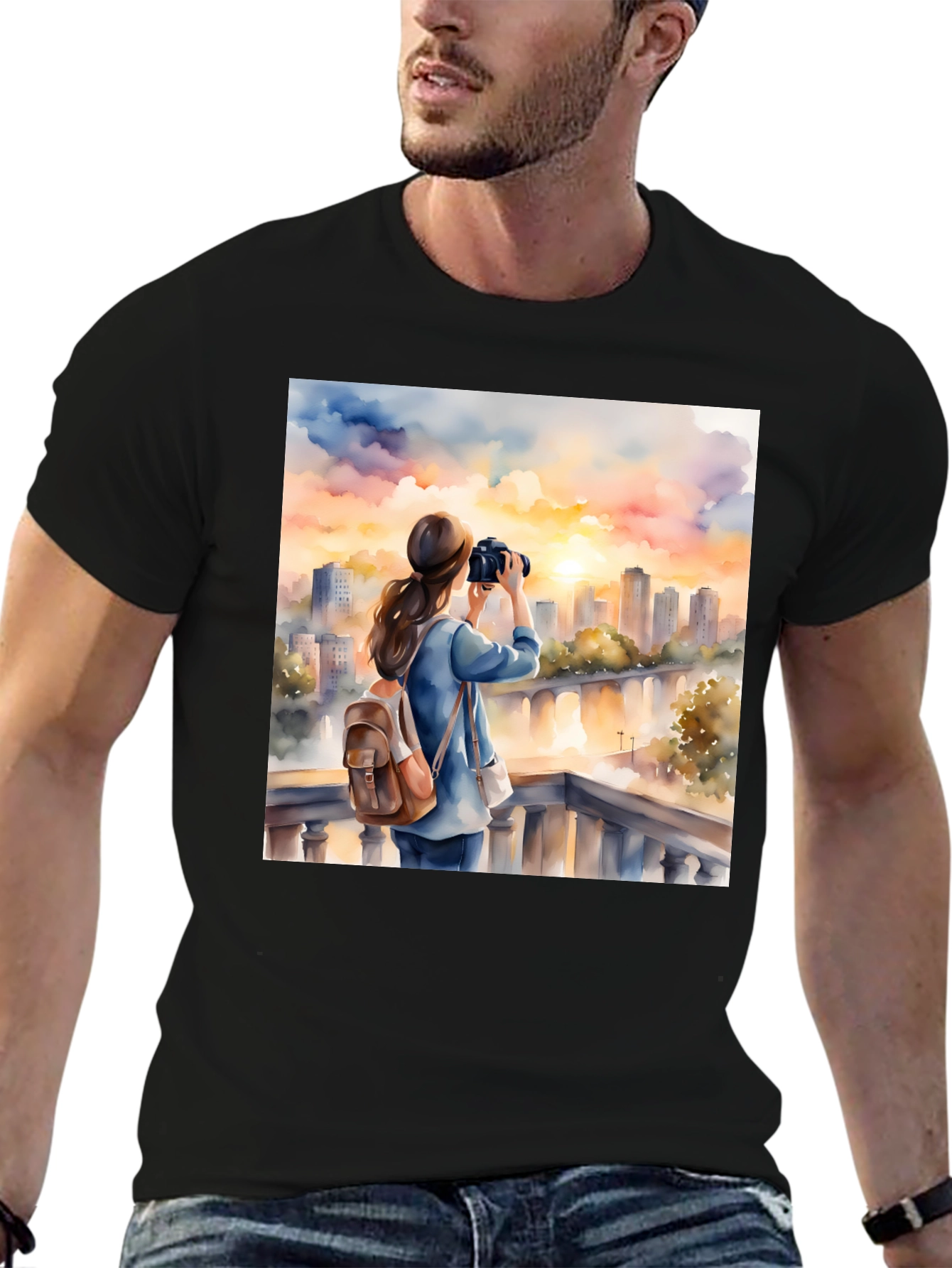 Sunset City Photographer Tee
