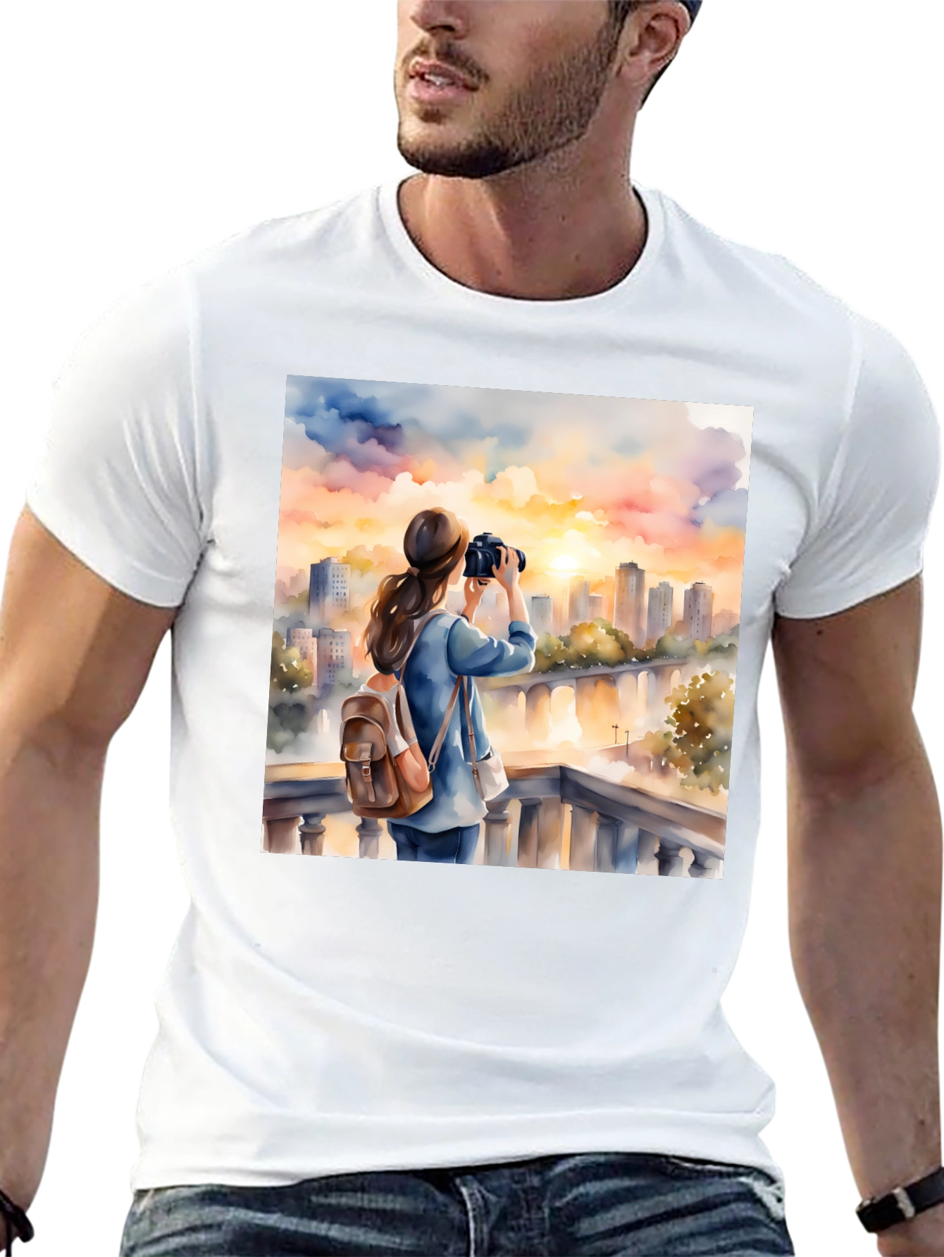 Sunset City Photographer Tee