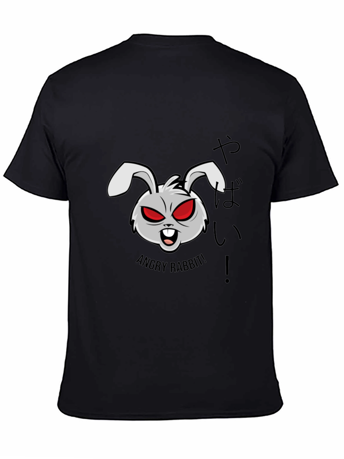 Angry Rabbit Graphic T-Shirt - Edgy & Unique Design