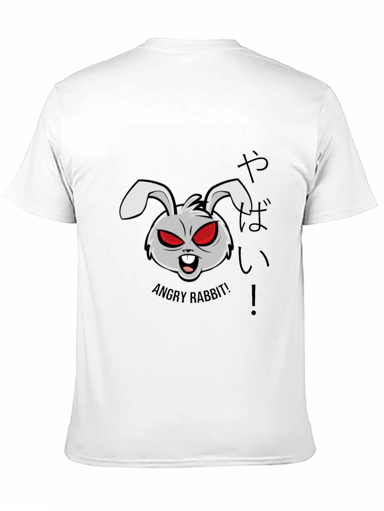 Angry Rabbit Graphic T-Shirt - Edgy & Unique Design