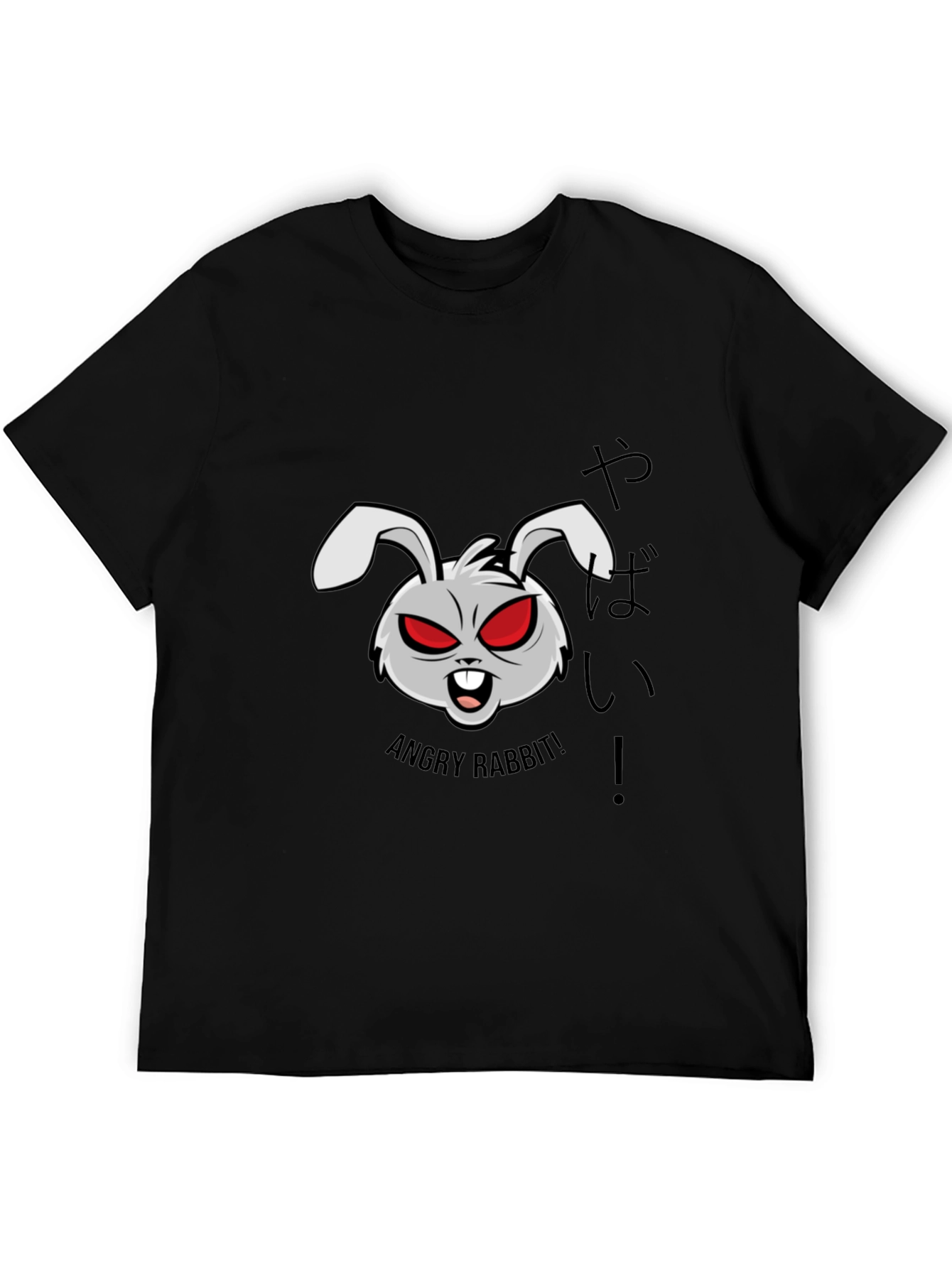 Angry Rabbit Graphic T-Shirt - Edgy & Unique Design