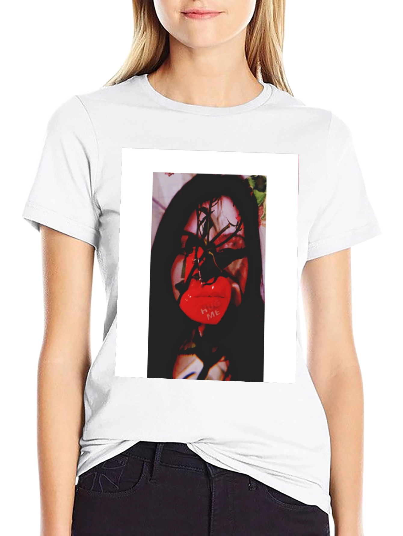 Graphic Print Crew Neck T-Shirt