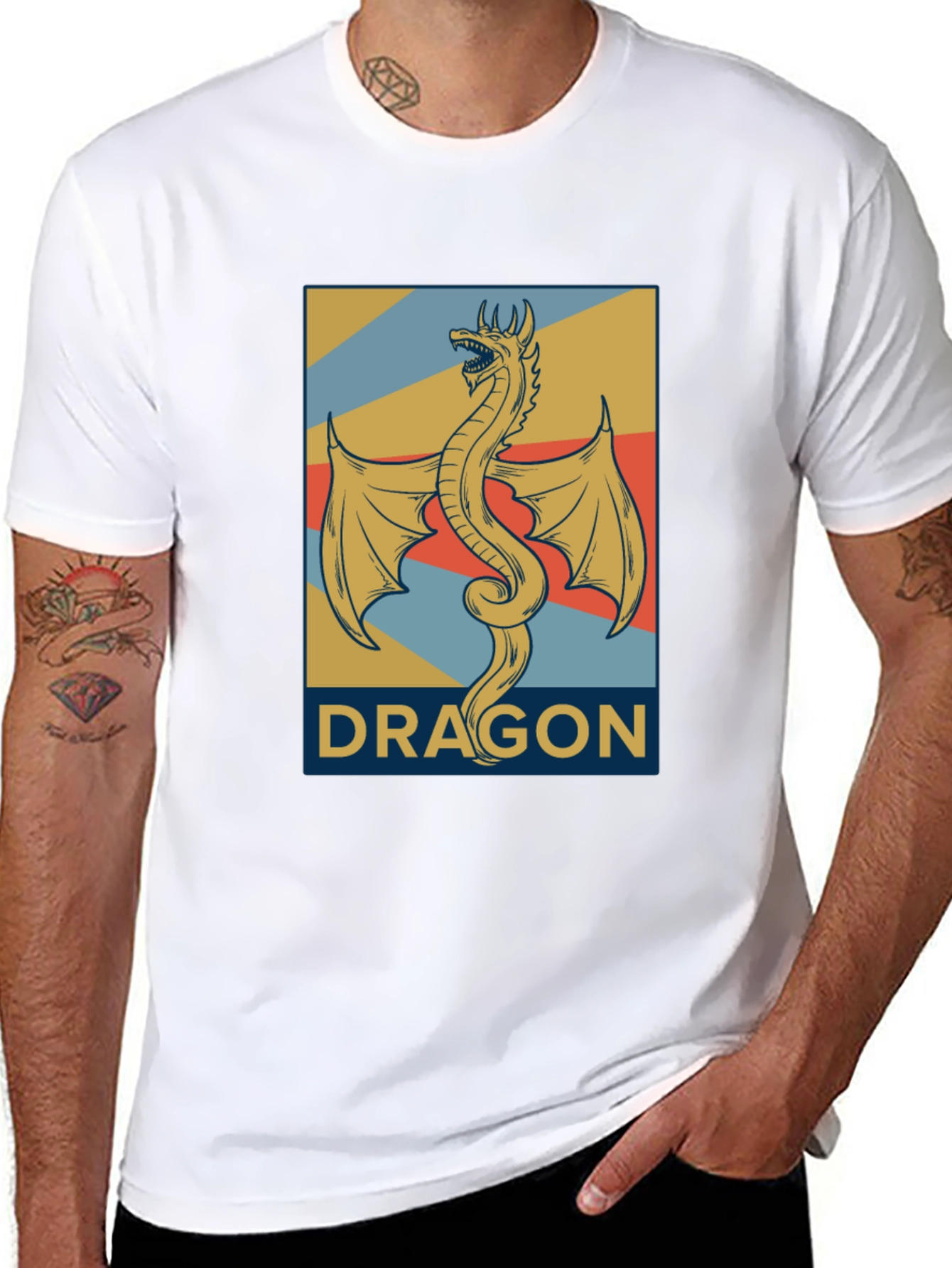 Dragon T-Shirt: Retro Graphic Tee