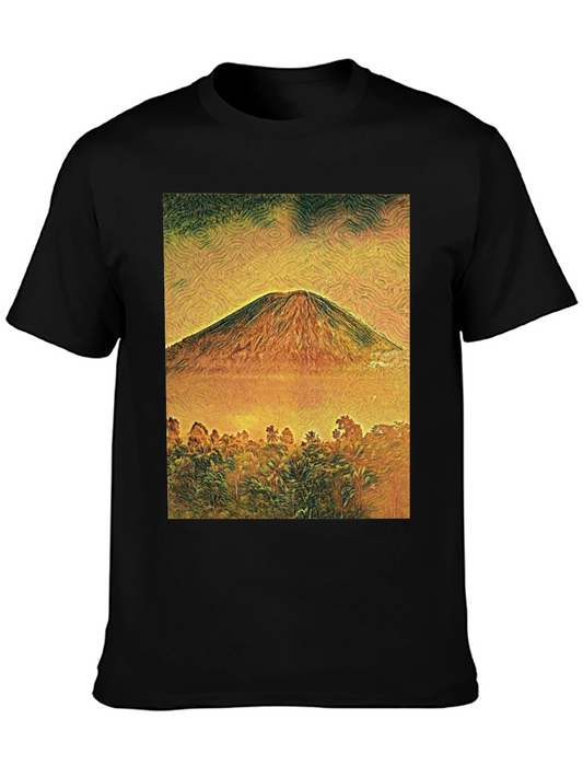 Mountain View Graphic Tee - Black Unisex T-Shirt