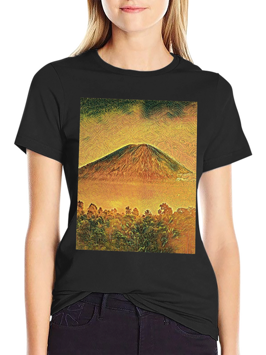 Mountain View Graphic Tee - Black Unisex T-Shirt