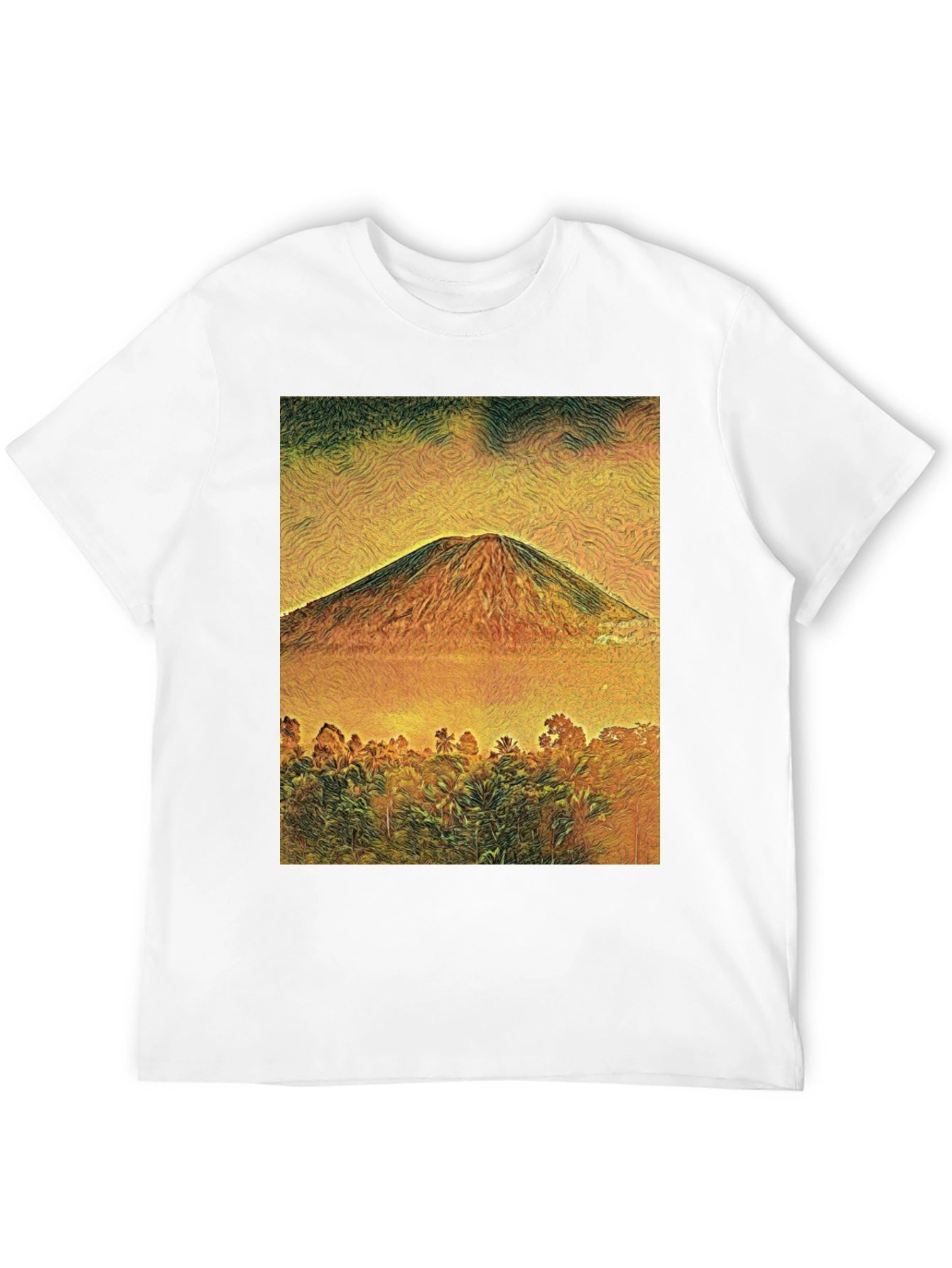 Mountain View Graphic Tee - Black Unisex T-Shirt