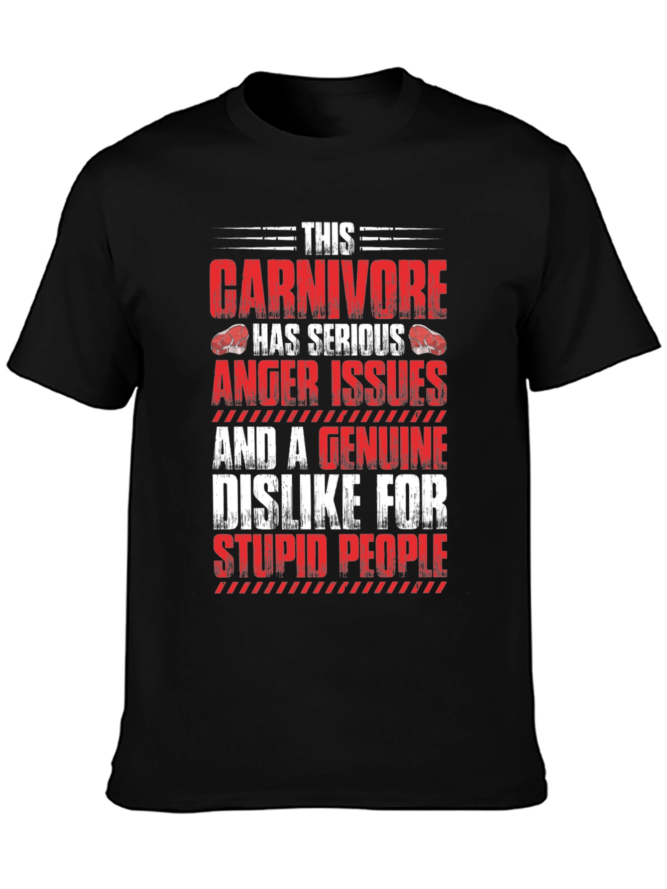 Carnivore Serious Anger Issues Graphic T-Shirt