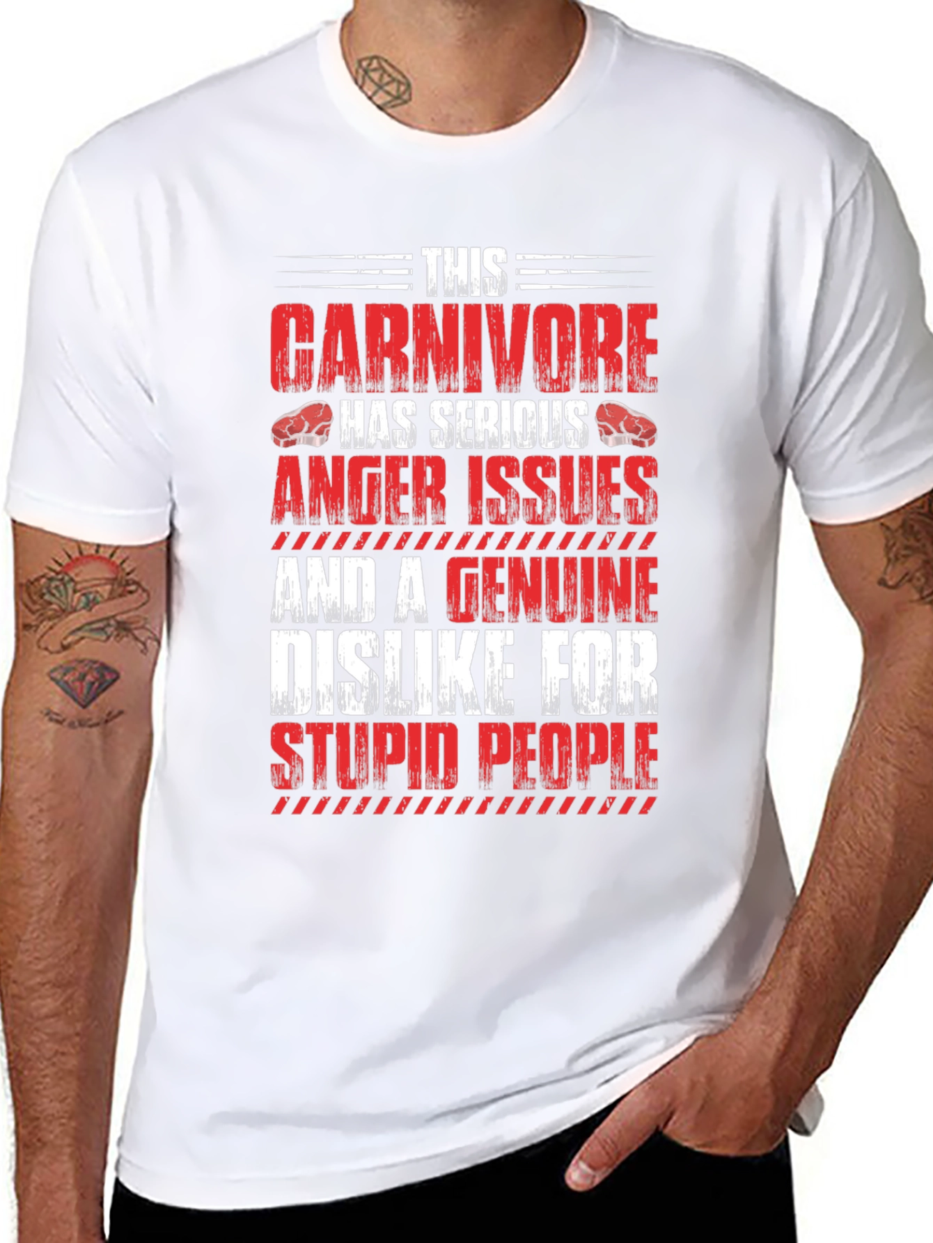 Carnivore Serious Anger Issues Graphic T-Shirt