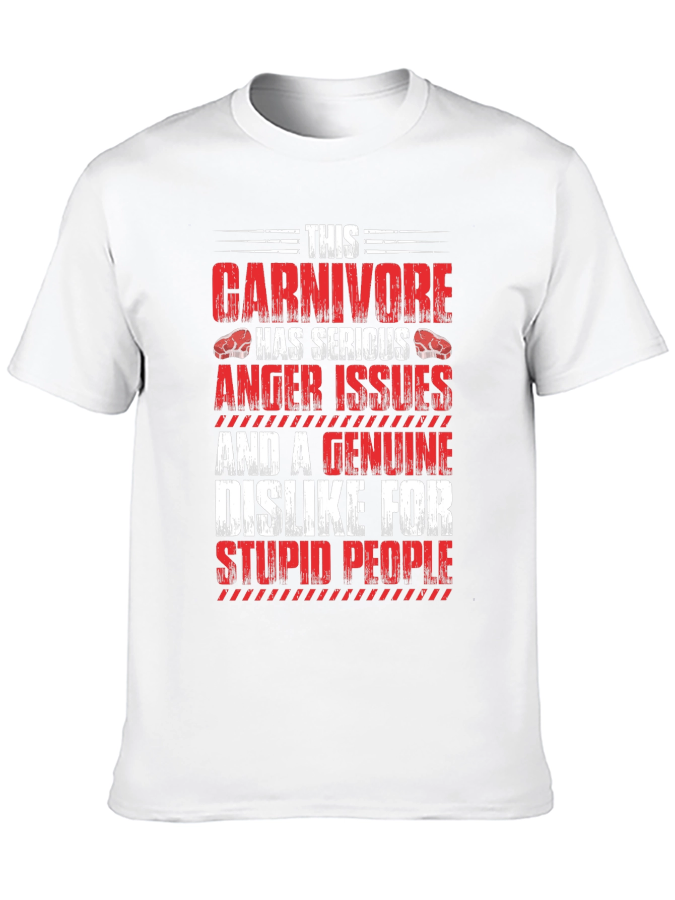 Carnivore Serious Anger Issues Graphic T-Shirt