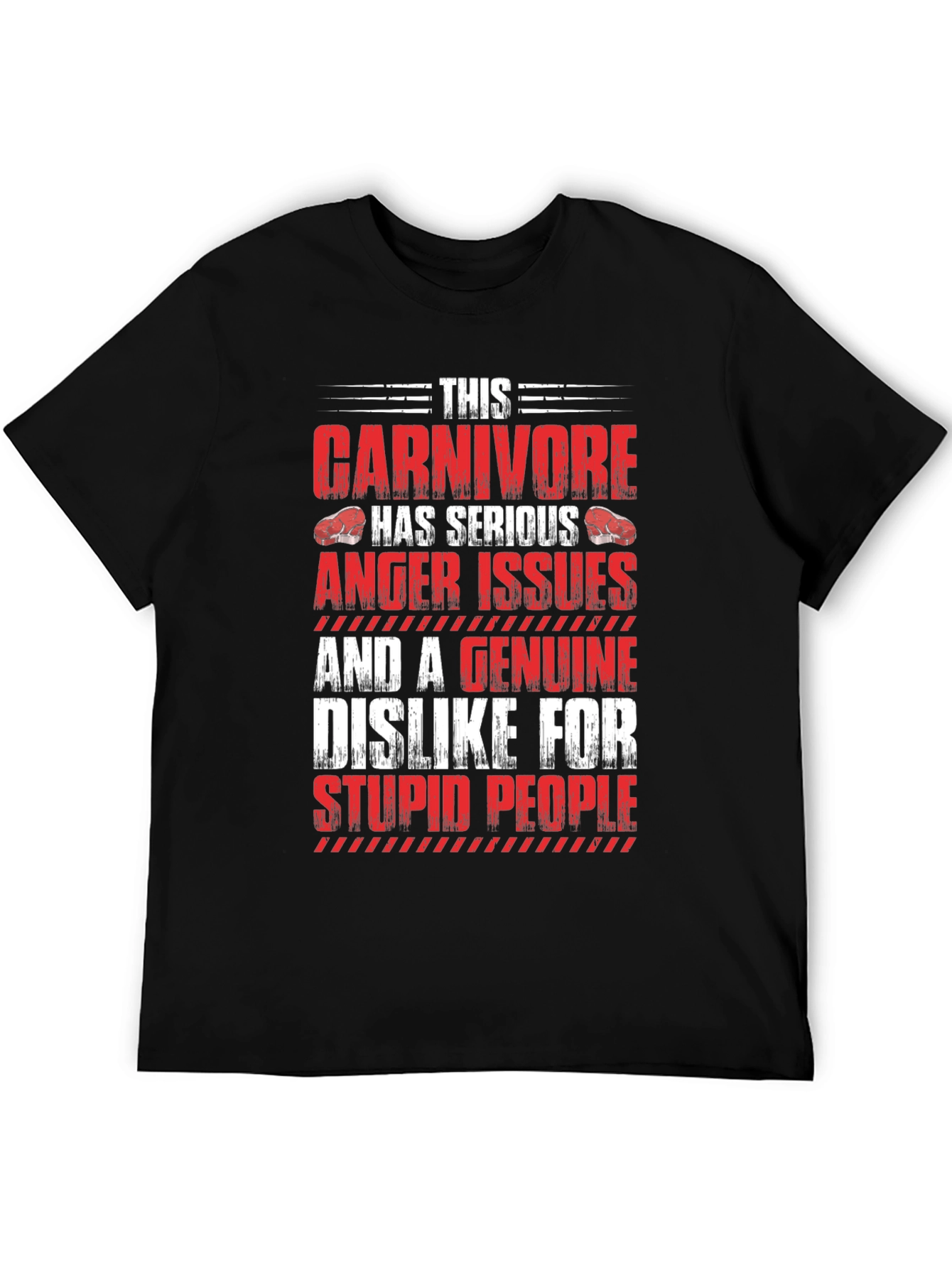 Carnivore Serious Anger Issues Graphic T-Shirt