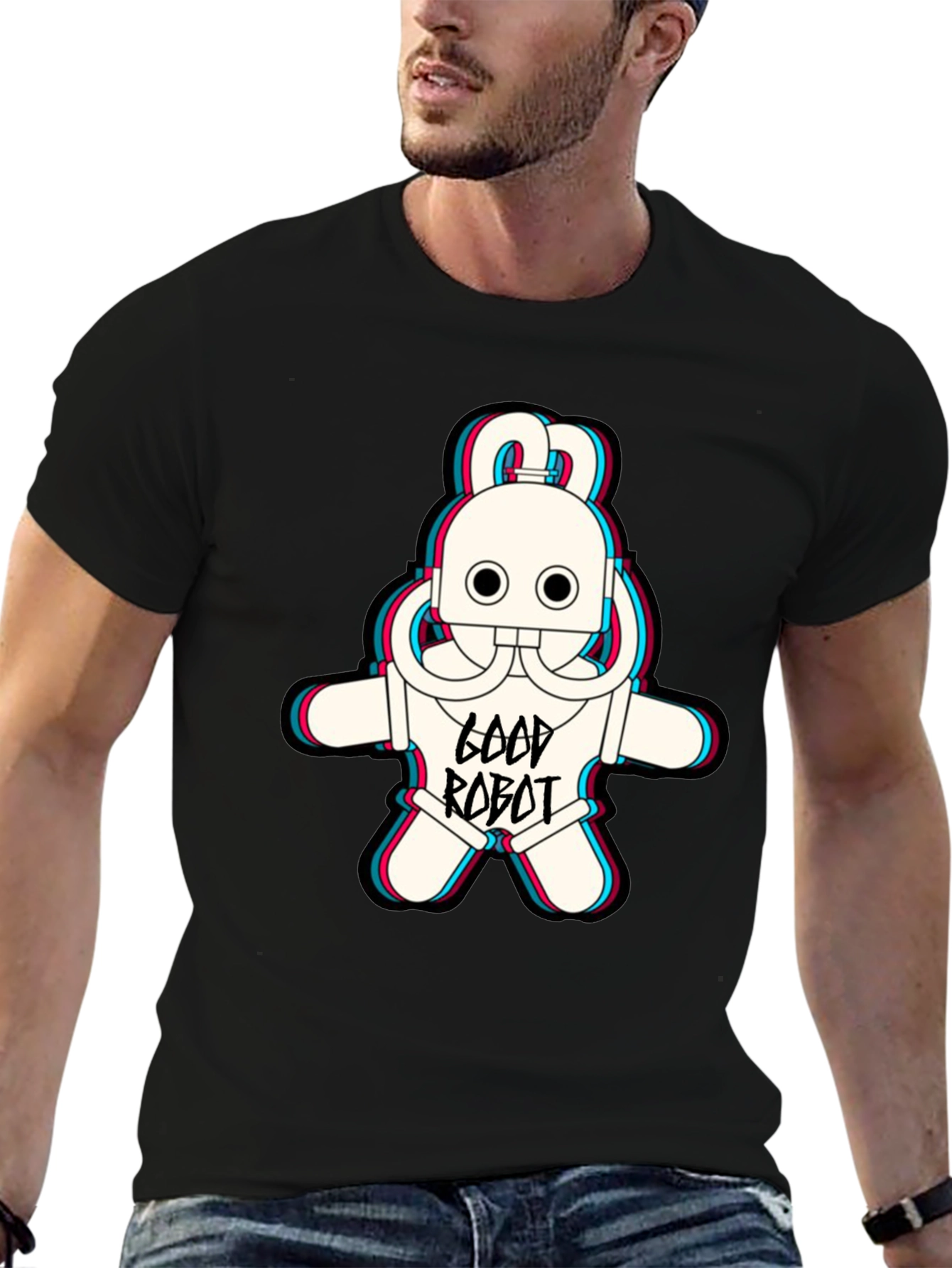 Good Robot Black T-Shirt